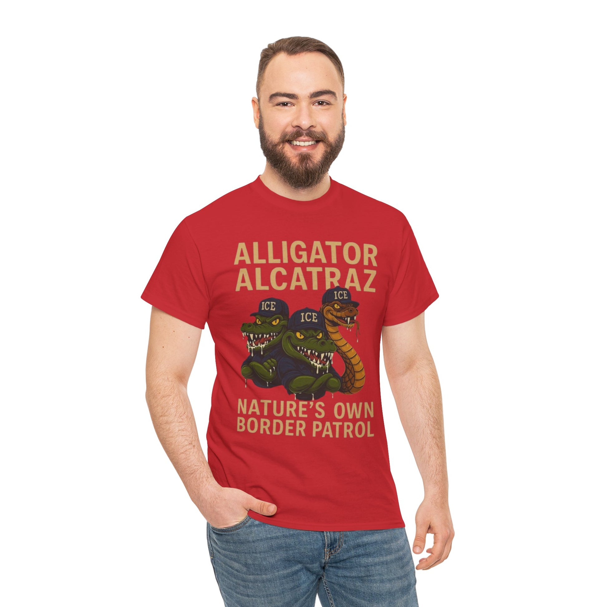 Men T-Shirt - Alligator Alcatraz