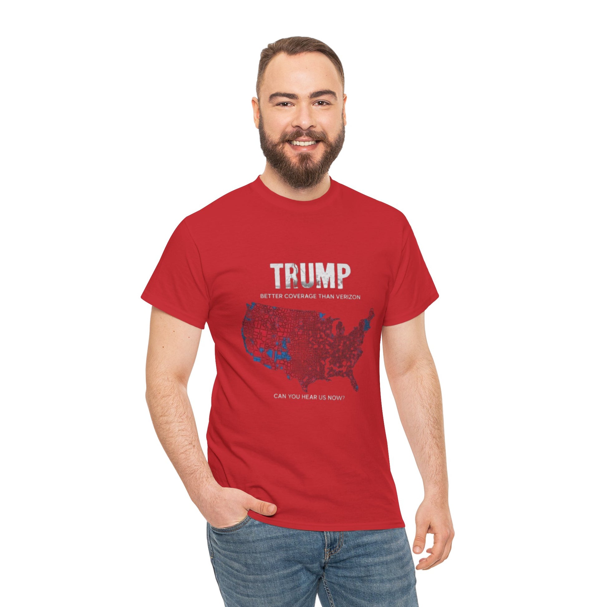 Men T-Shirt - Trump Verizon Coverage
