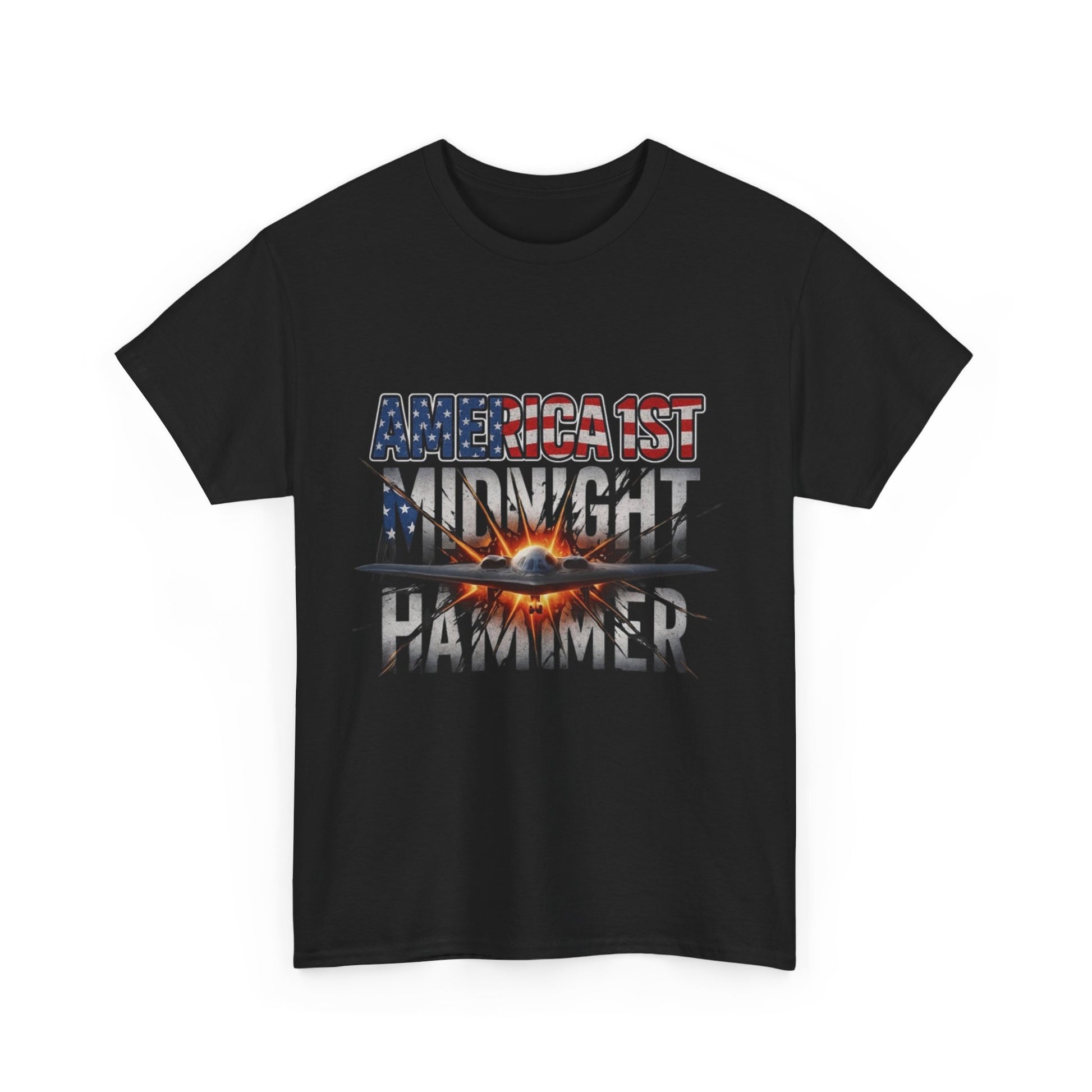 Men T-Shirt - America 1st Mindnight Hammer