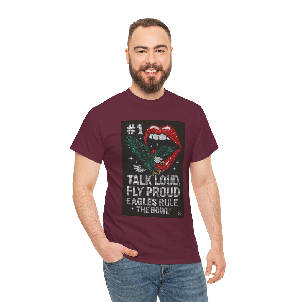 Men T-Shirt - Talk Loud Fly Proud