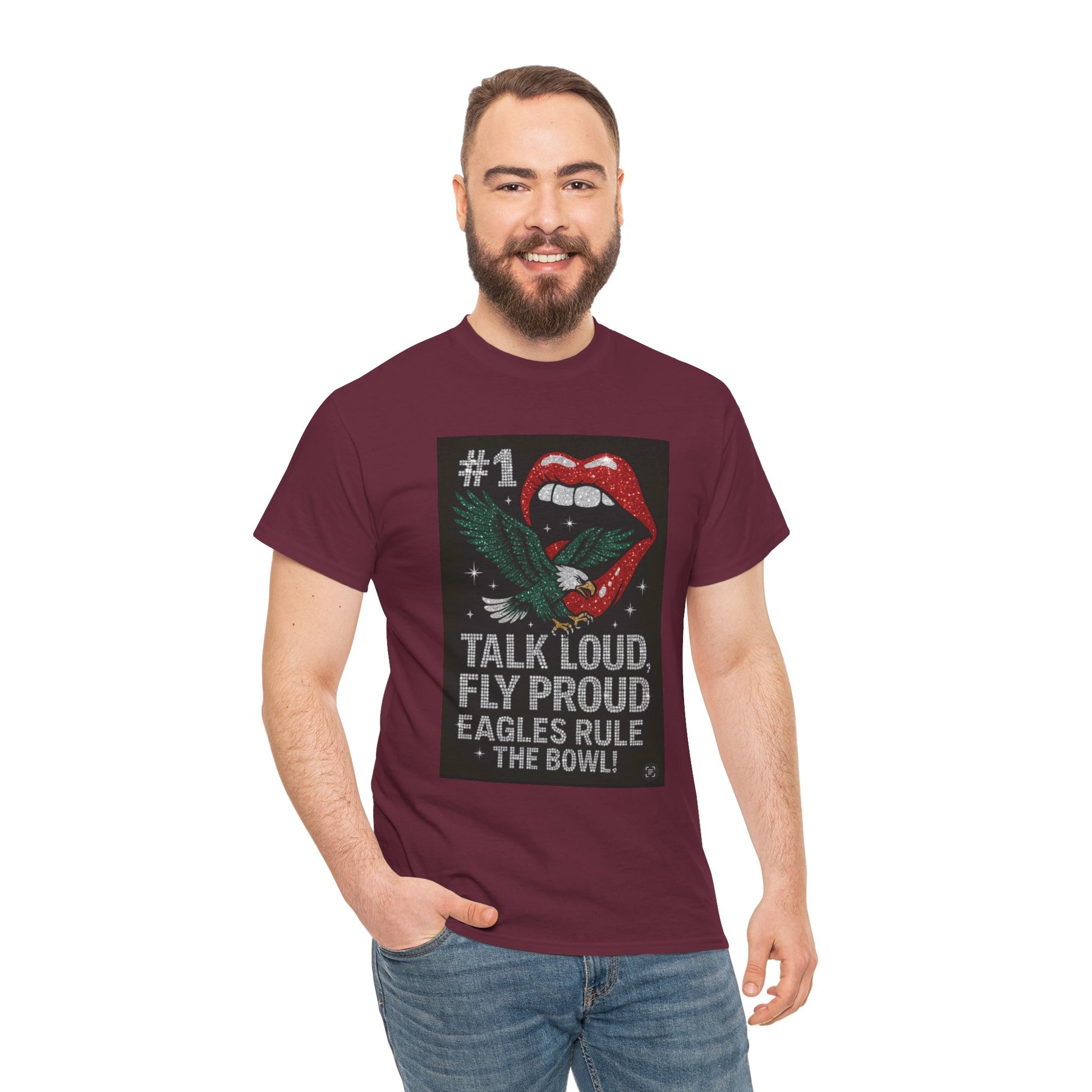 Men T-Shirt - Talk Loud Fly Proud