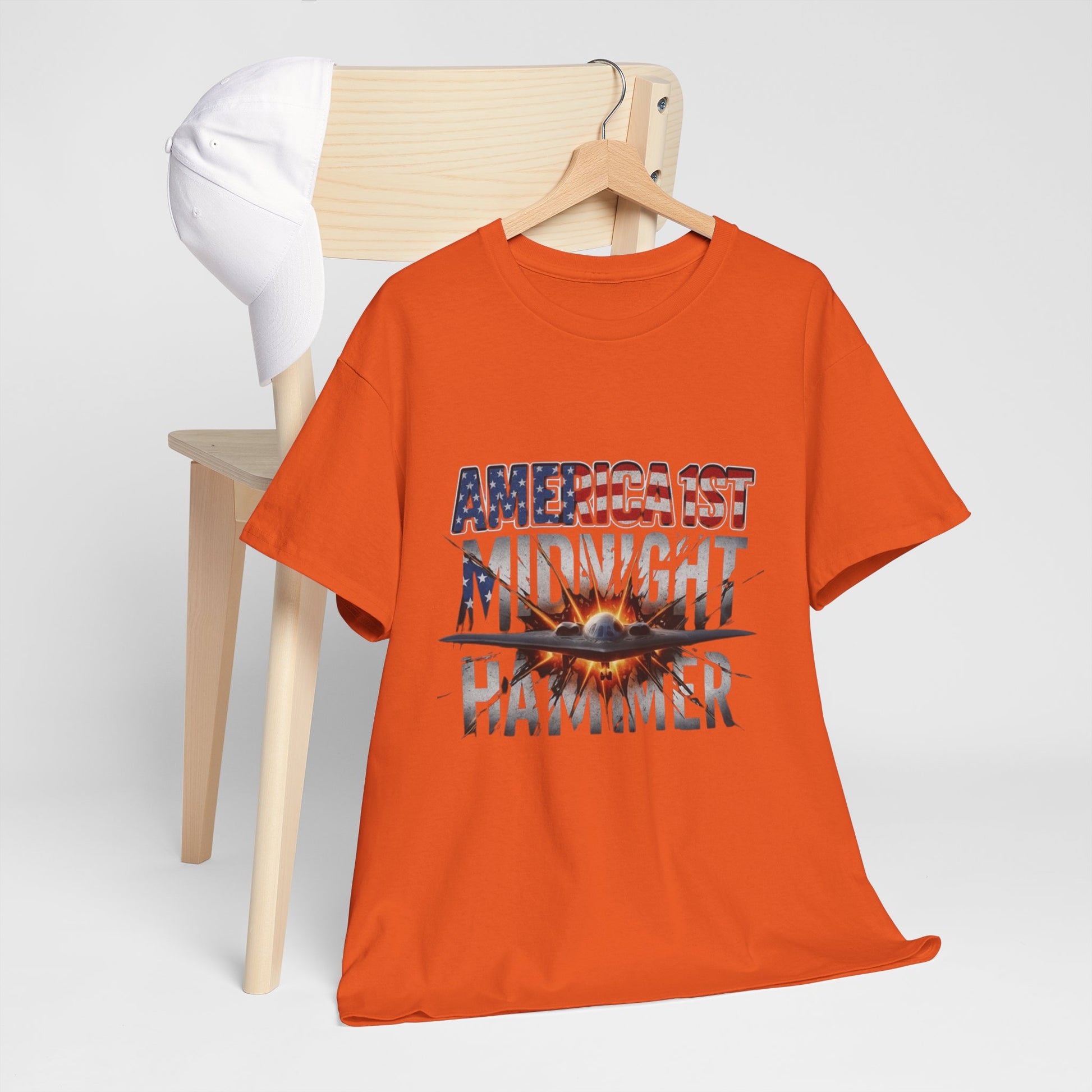 Men T-Shirt - America 1st Mindnight Hammer