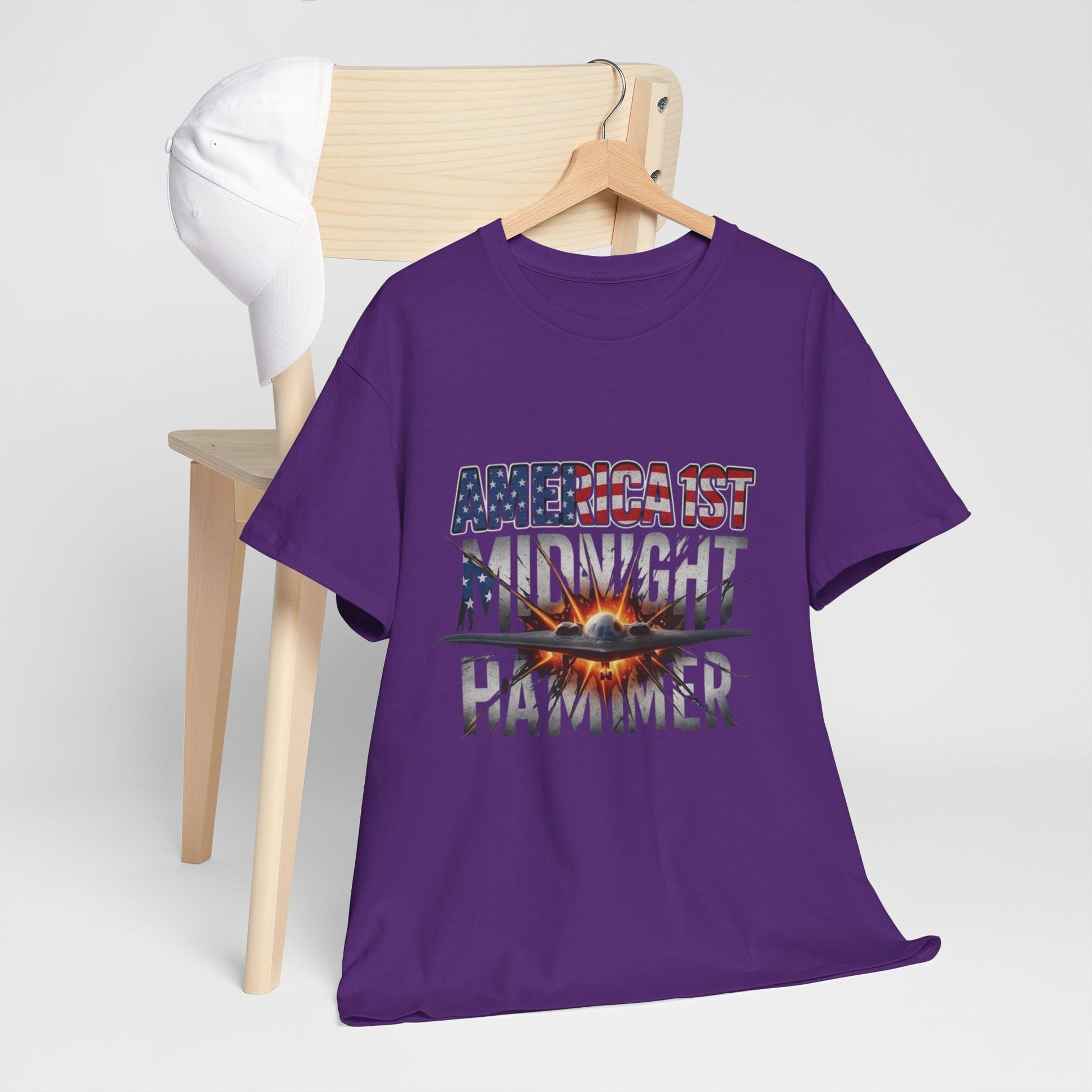 Men T-Shirt - America 1st Mindnight Hammer