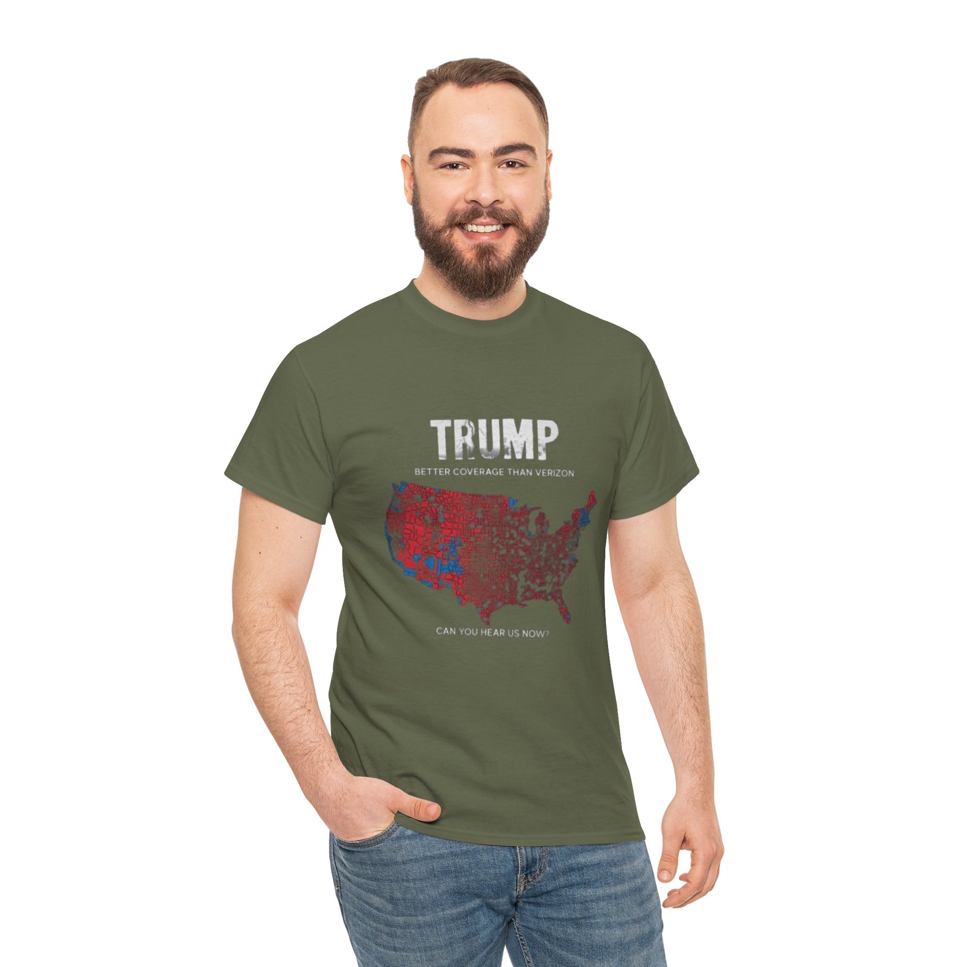 Men T-Shirt - Trump Verizon Coverage