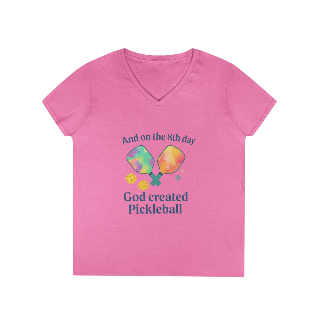 Women V-Neck T-Shirt - On the 8th Day