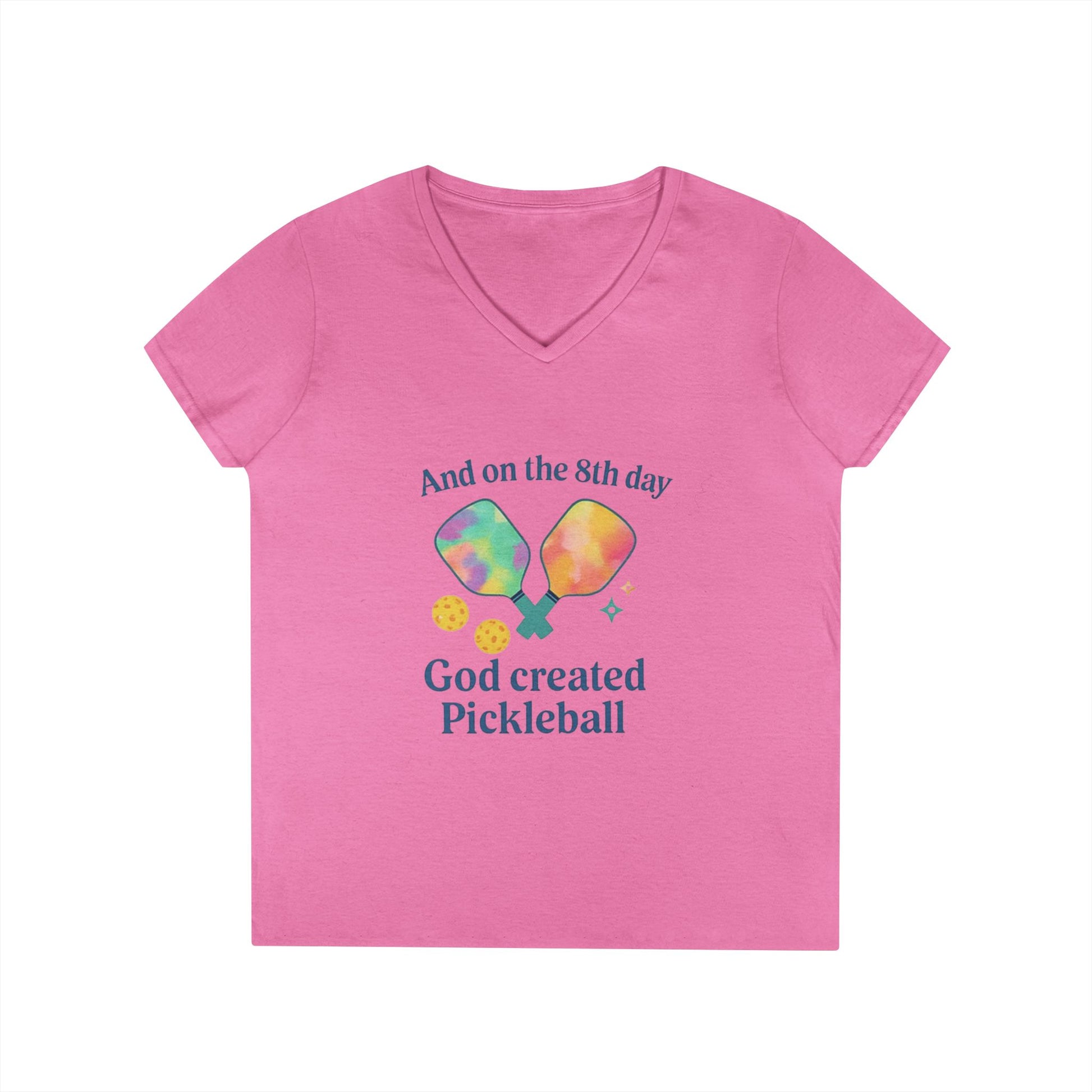 Women V-Neck T-Shirt - On the 8th Day