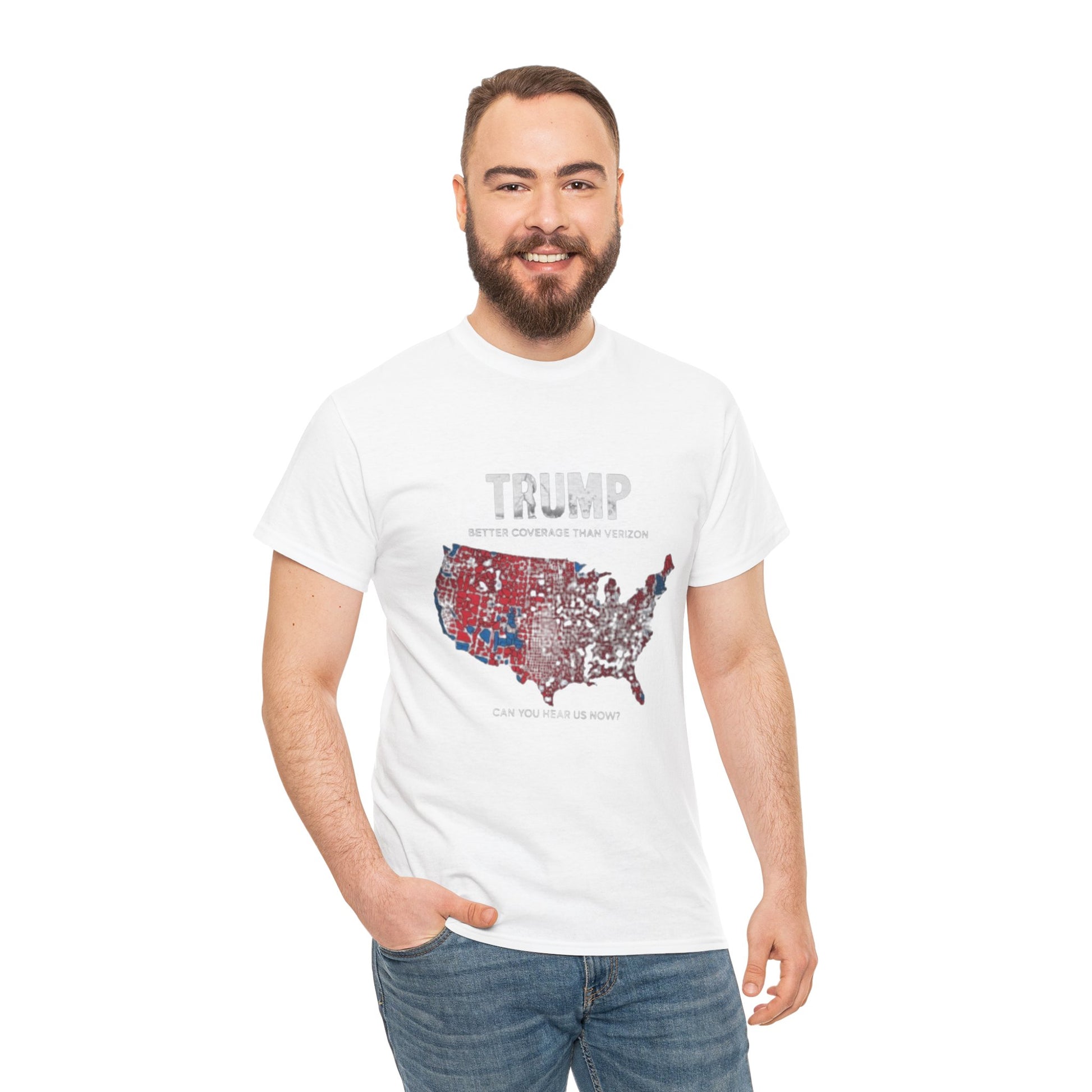 Men T-Shirt - Trump Verizon Coverage