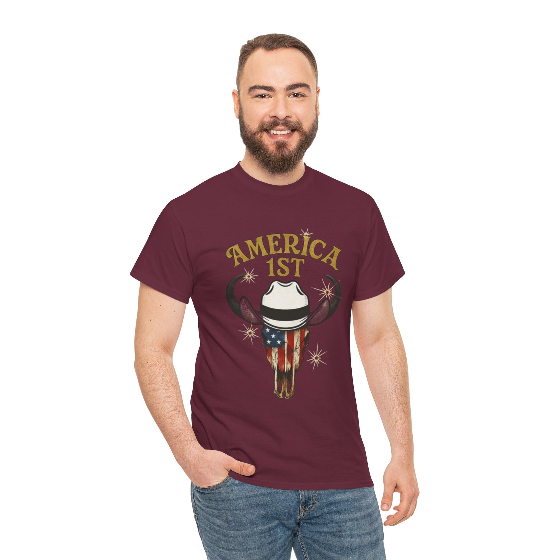 Men T-Shirt - America 1st