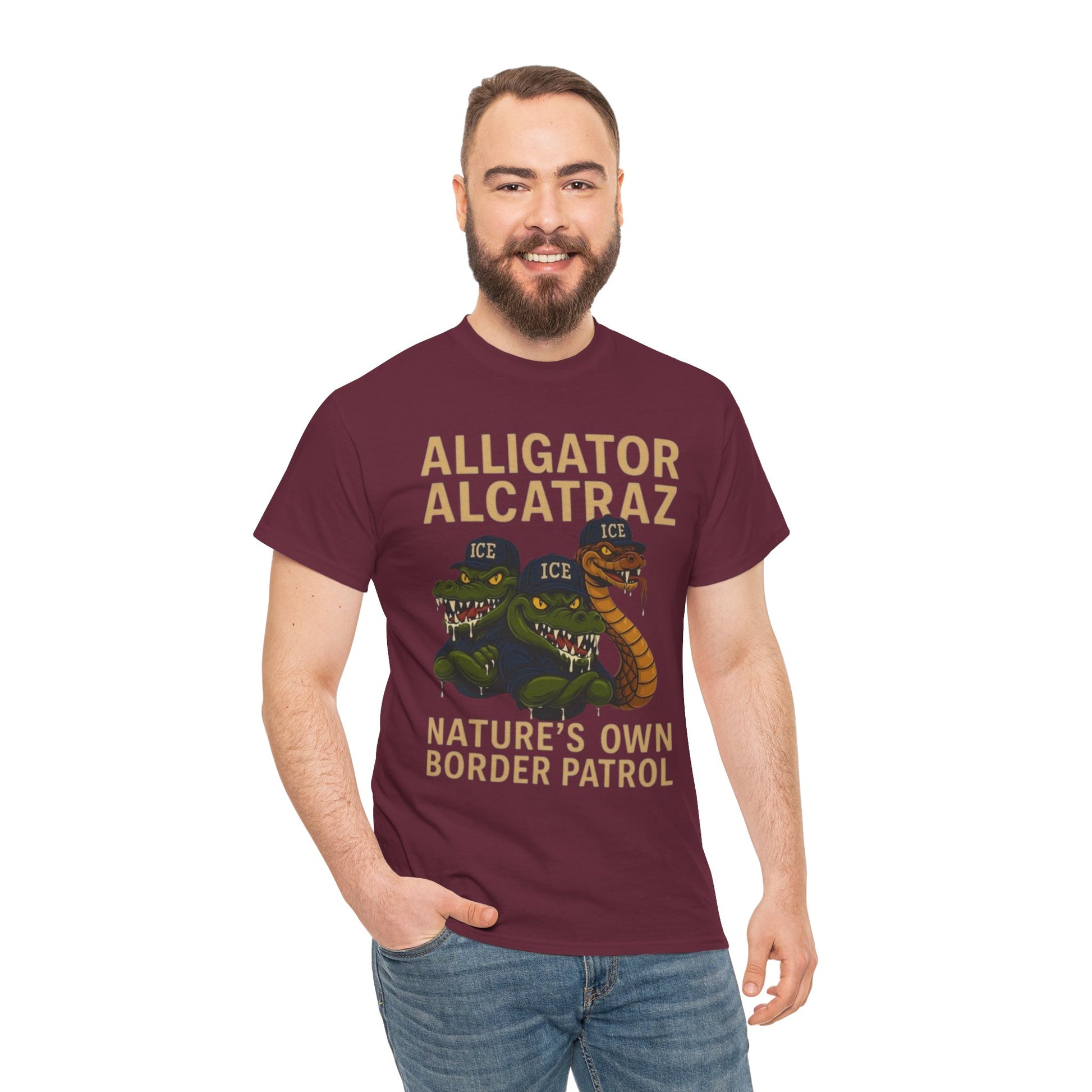 Men T-Shirt - Alligator Alcatraz