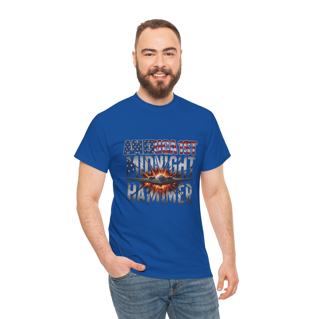 Men T-Shirt - America 1st Mindnight Hammer