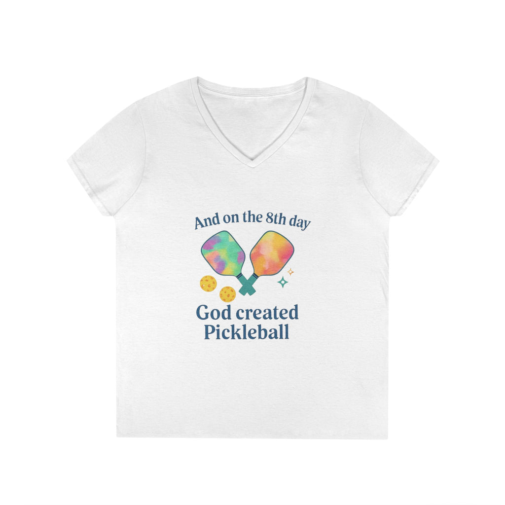 Women V-Neck T-Shirt - On the 8th Day