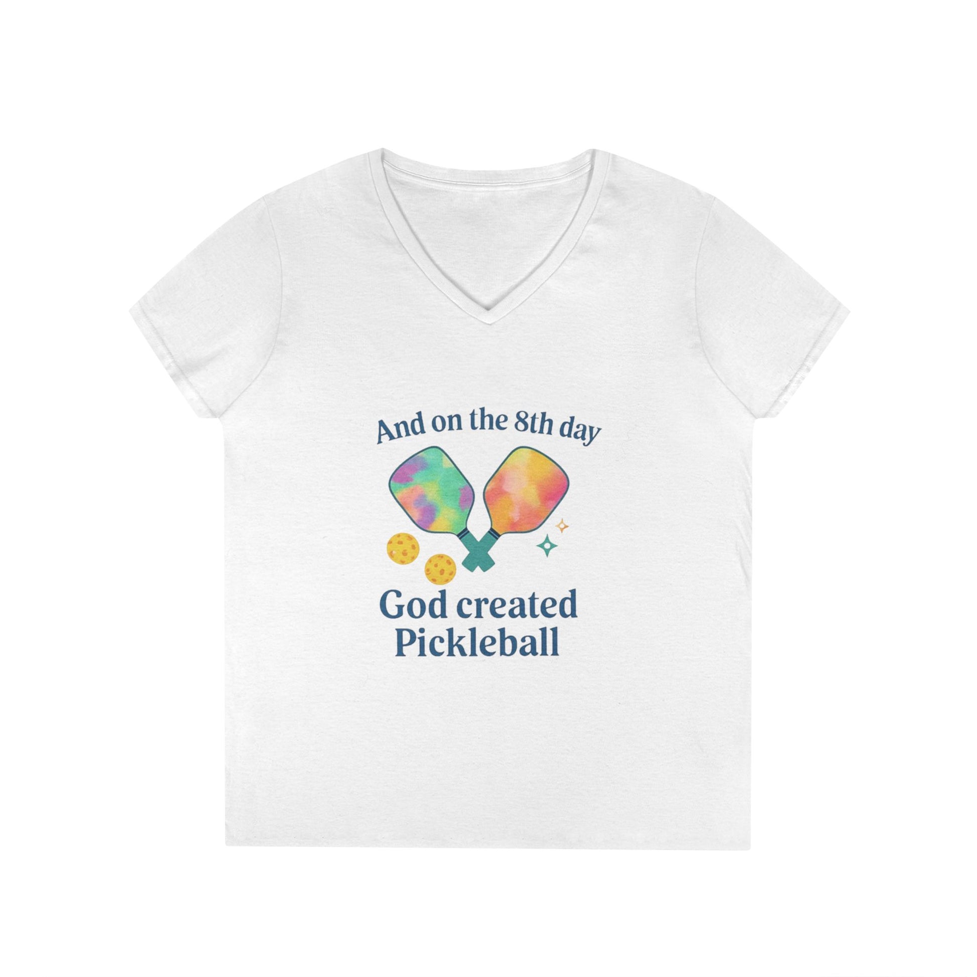 Women V-Neck T-Shirt - On the 8th Day