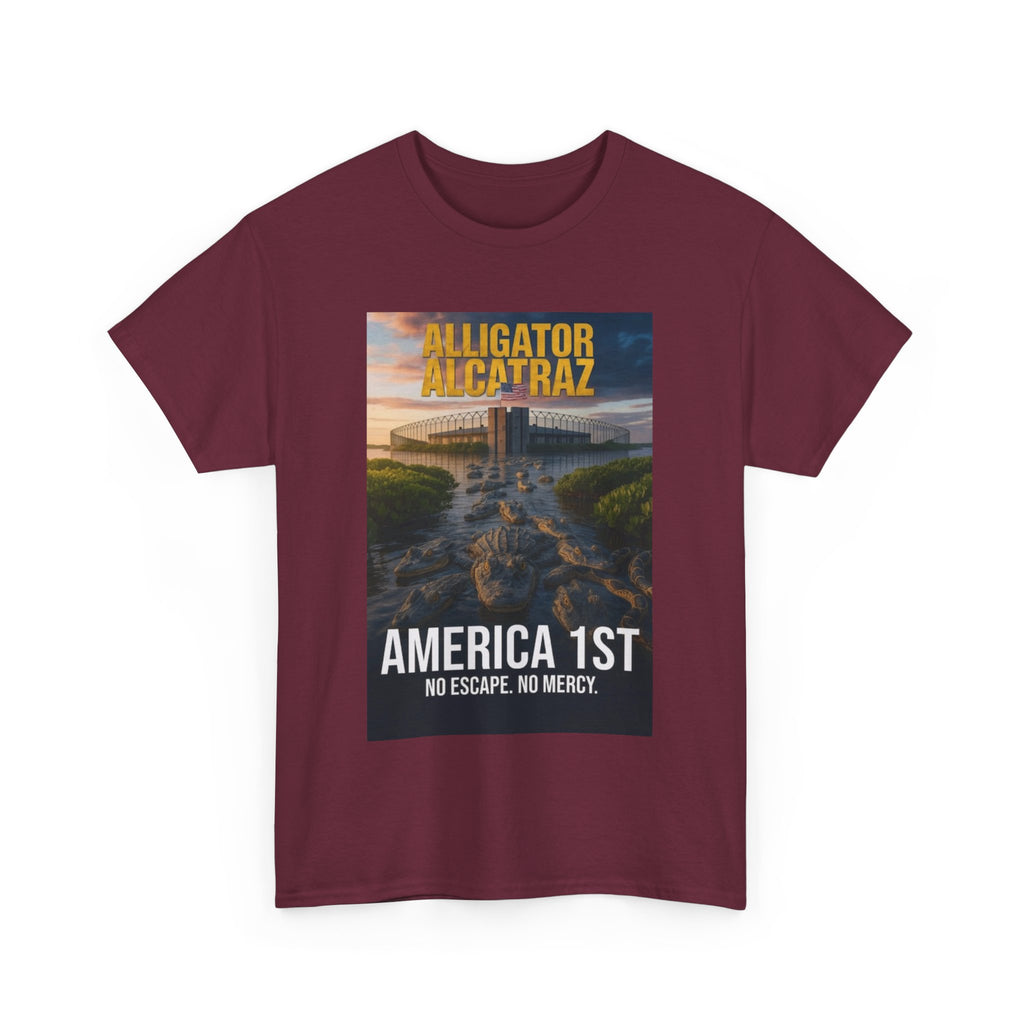 Men T-Shirt - America 1st no escape no mercy