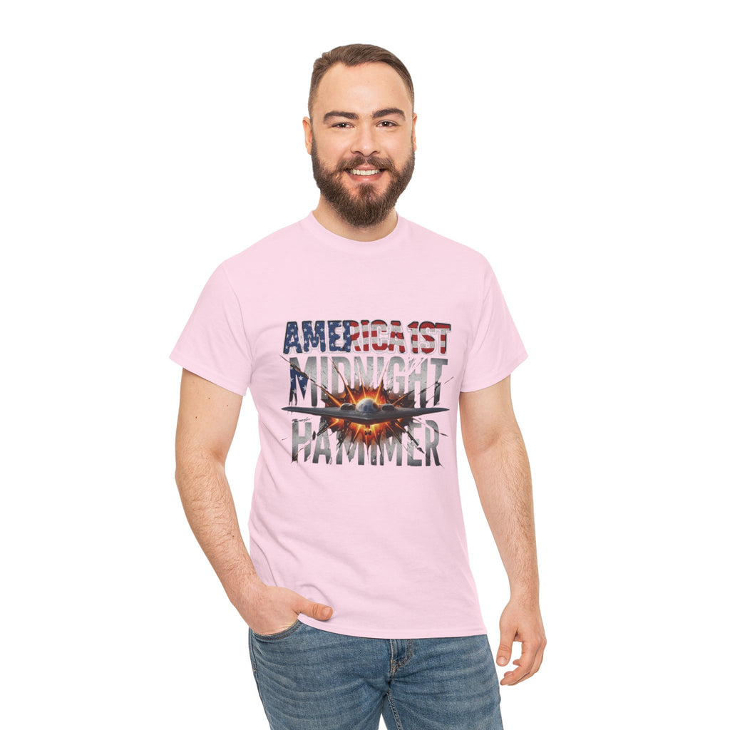 Men T-Shirt - America 1st Mindnight Hammer
