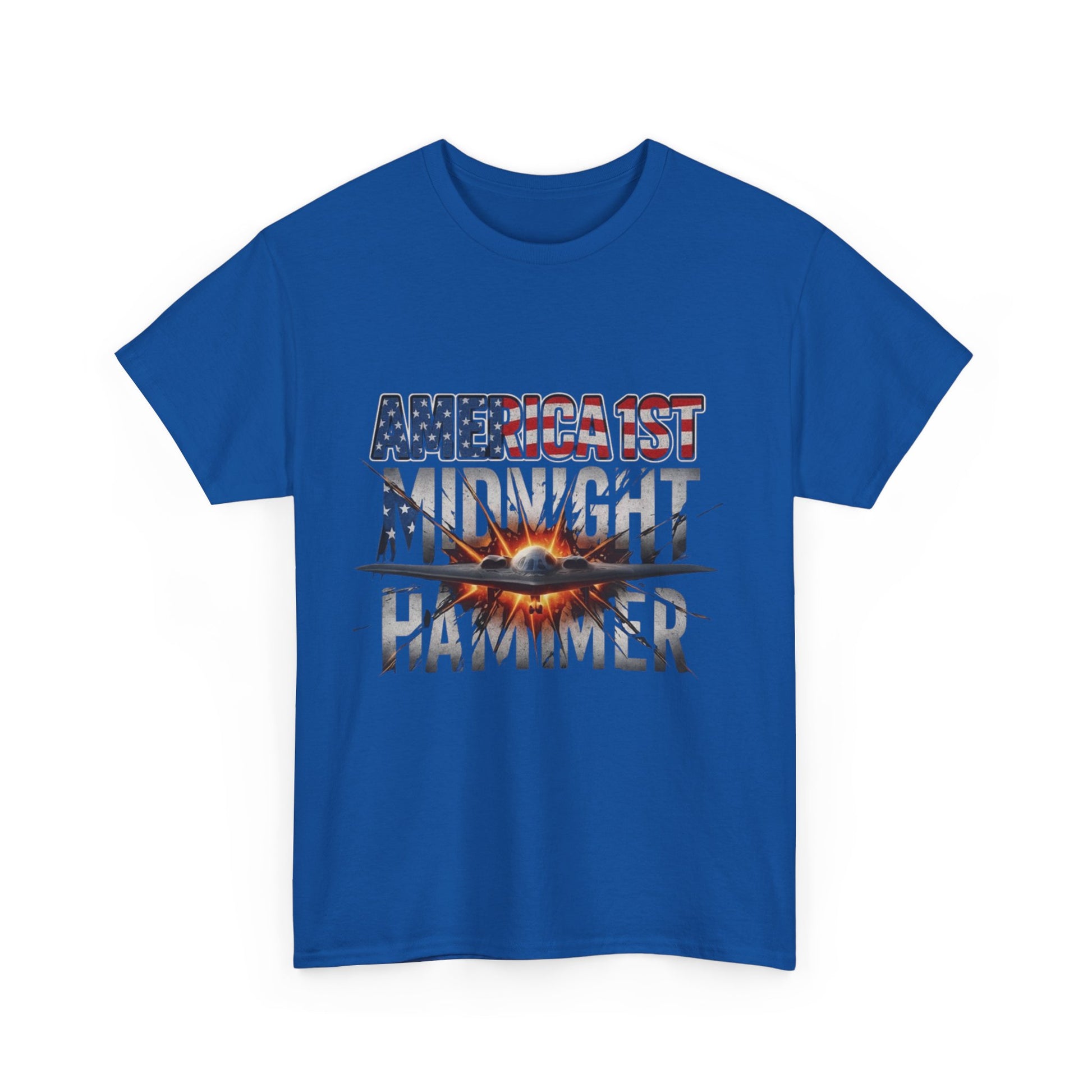 Men T-Shirt - America 1st Mindnight Hammer