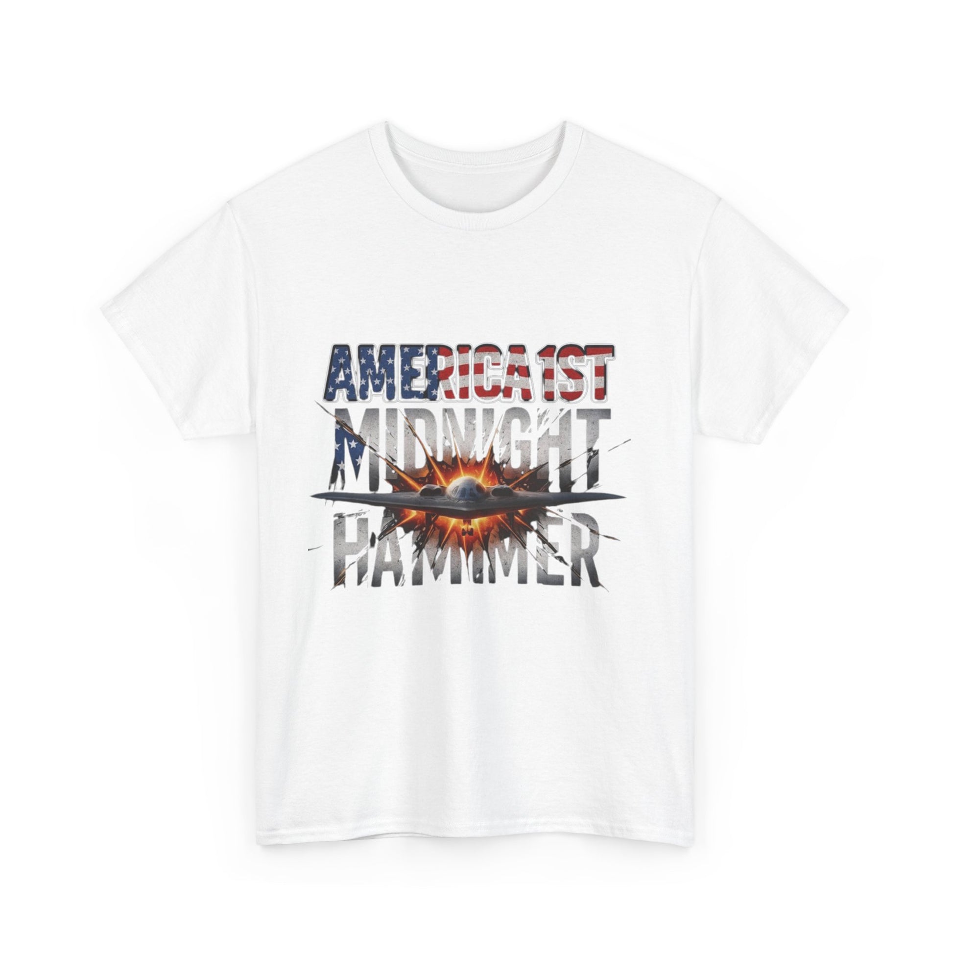 Men T-Shirt - America 1st Mindnight Hammer