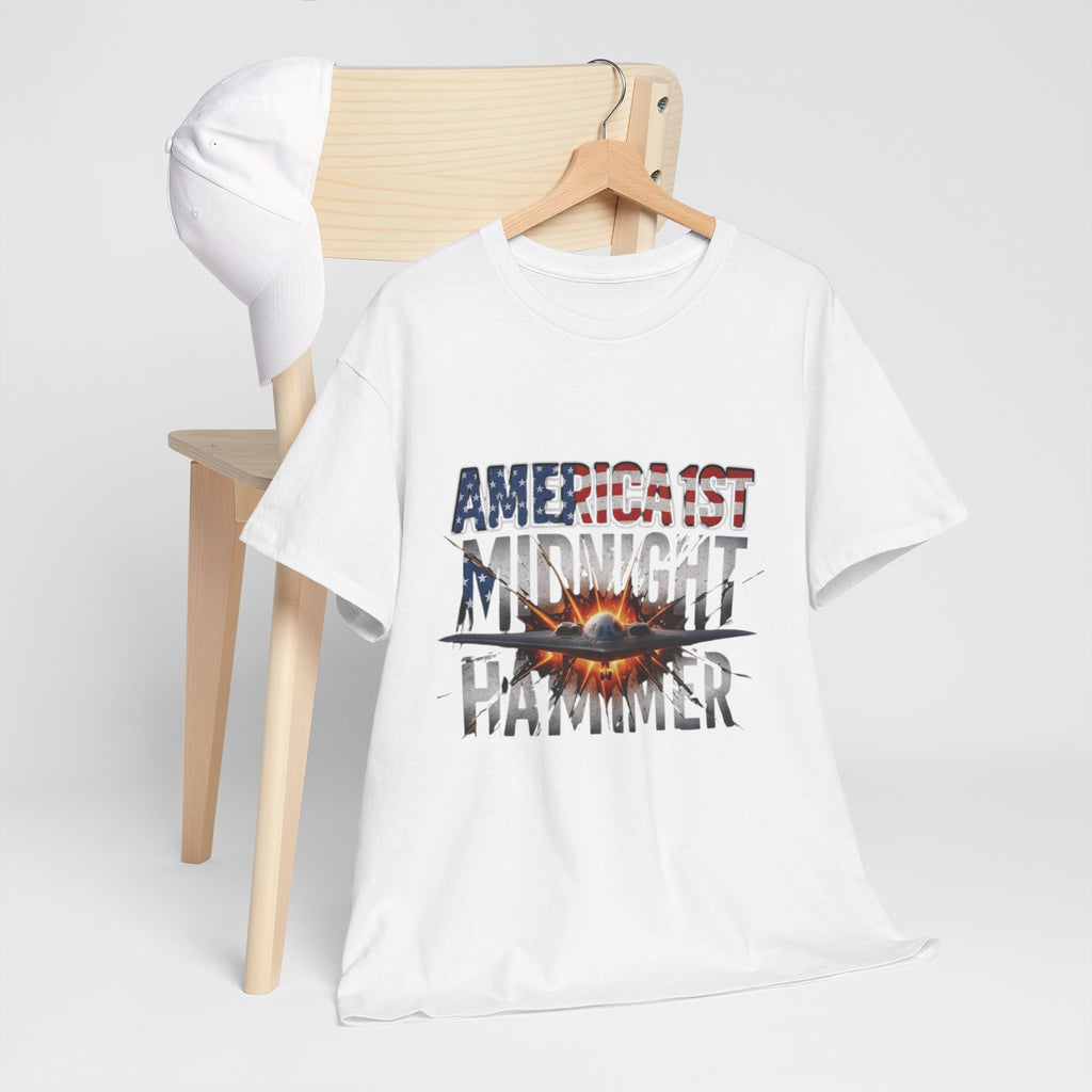 Men T-Shirt - America 1st Mindnight Hammer