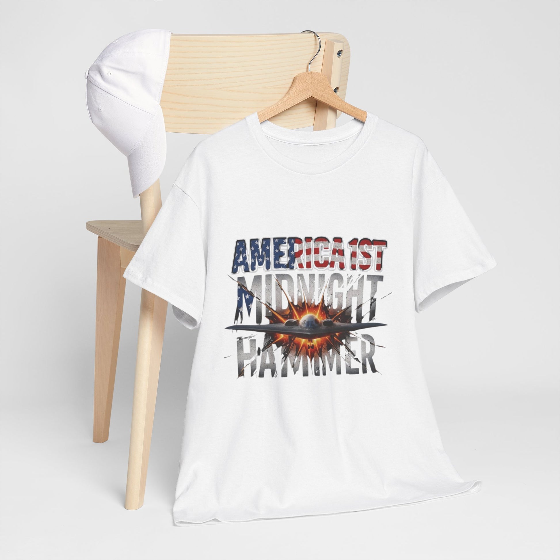 Men T-Shirt - America 1st Mindnight Hammer