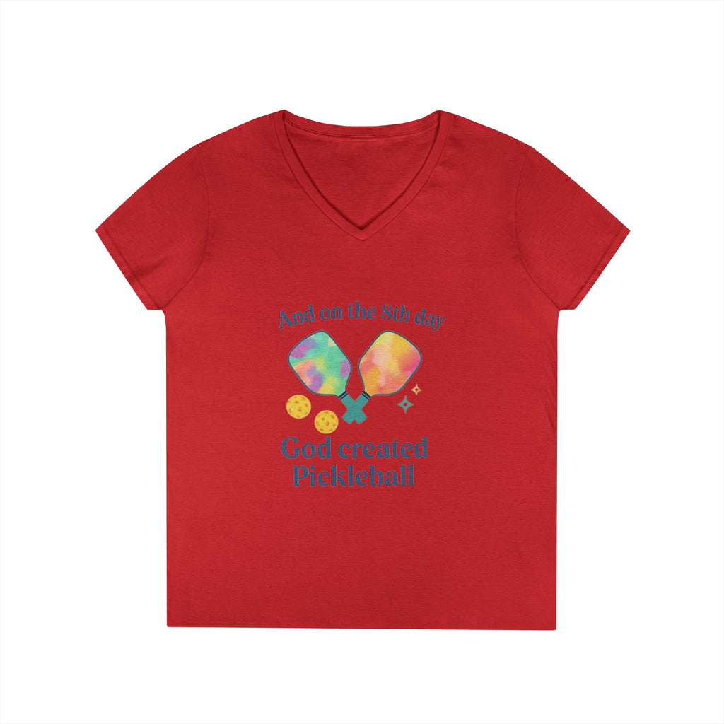 Women V-Neck T-Shirt - On the 8th Day