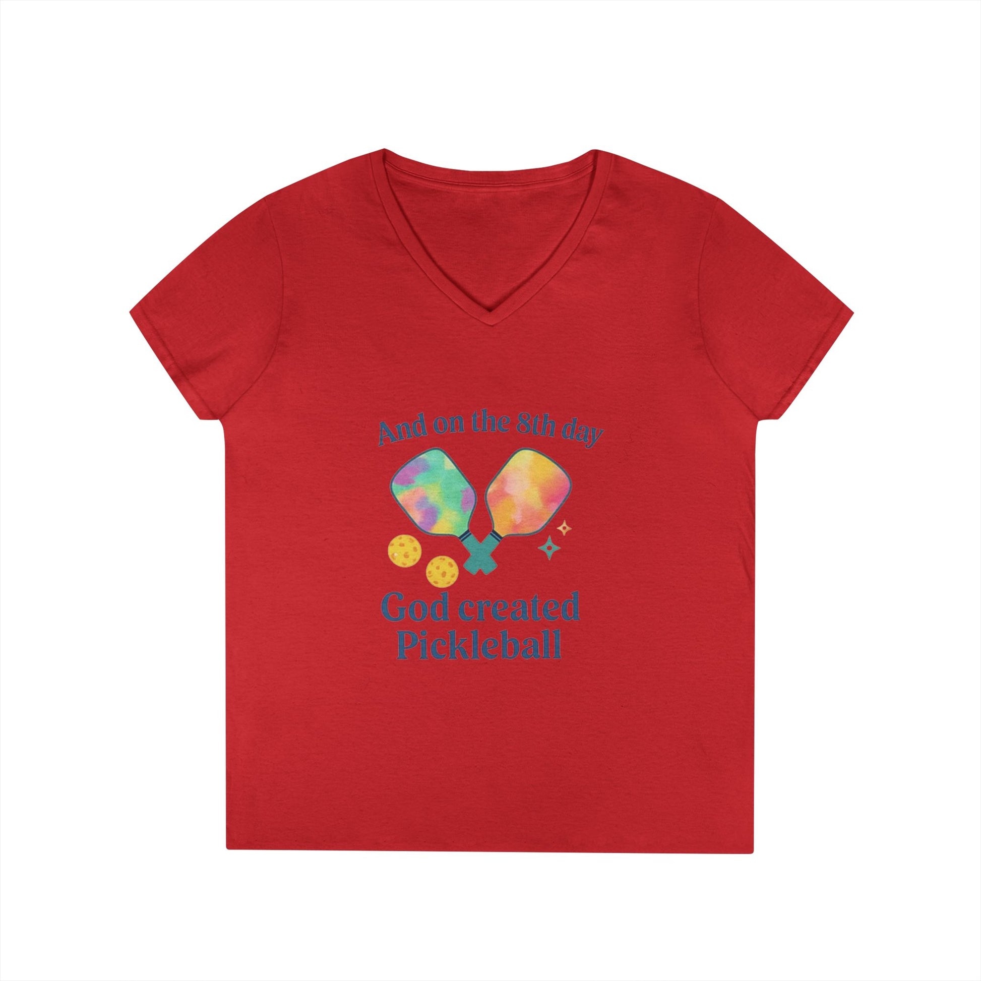 Women V-Neck T-Shirt - On the 8th Day