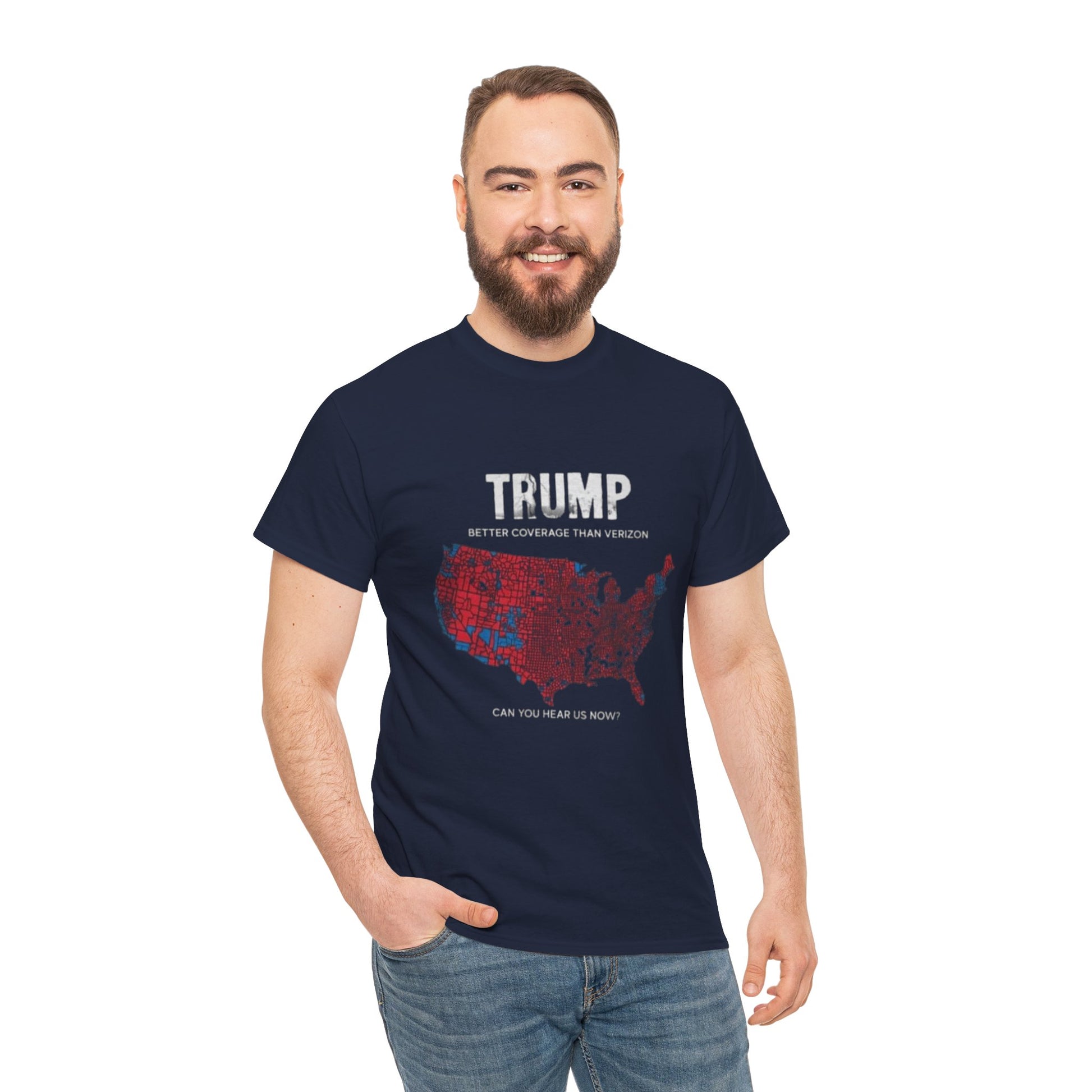 Men T-Shirt - Trump Verizon Coverage