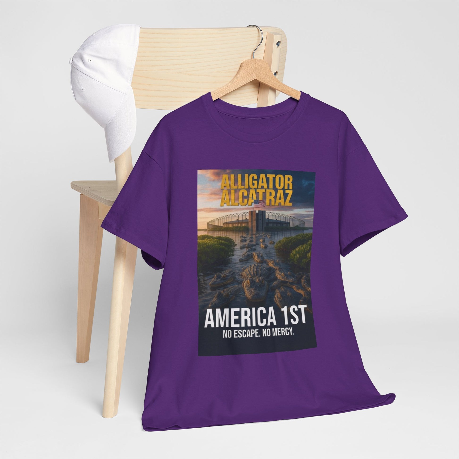 Men T-Shirt - America 1st no escape no mercy