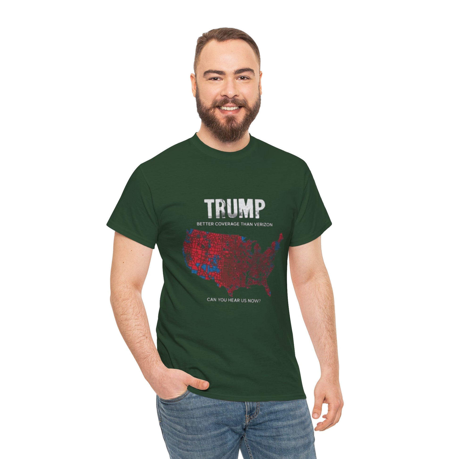 Men T-Shirt - Trump Verizon Coverage