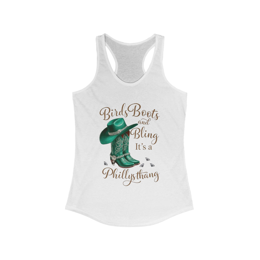 Women Tank Top - Birds Boots