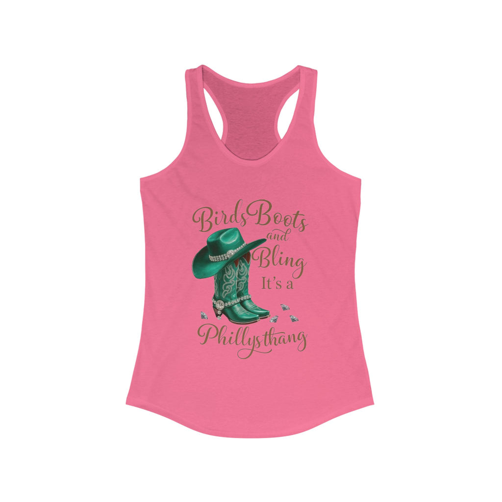 Women Tank Top - Birds Boots