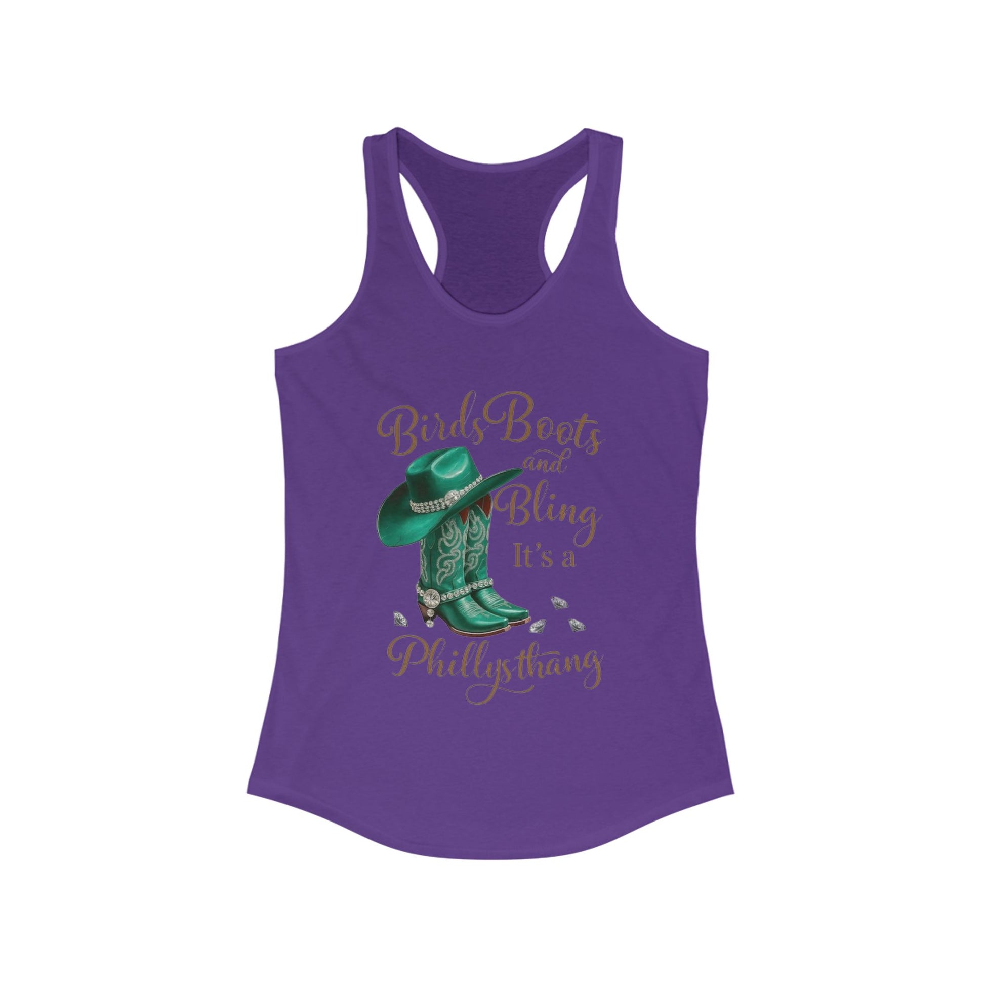 Women Tank Top - Birds Boots