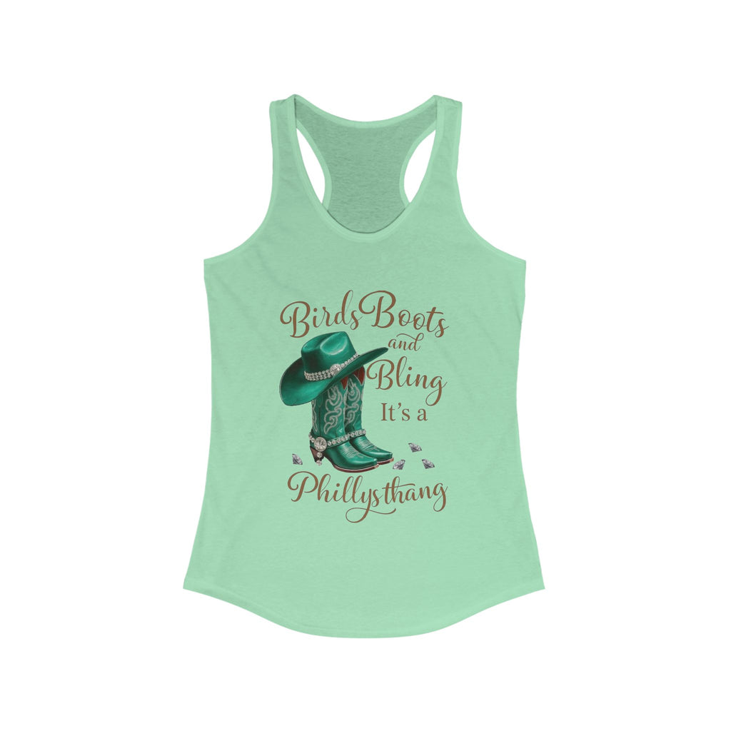 Women Tank Top - Birds Boots