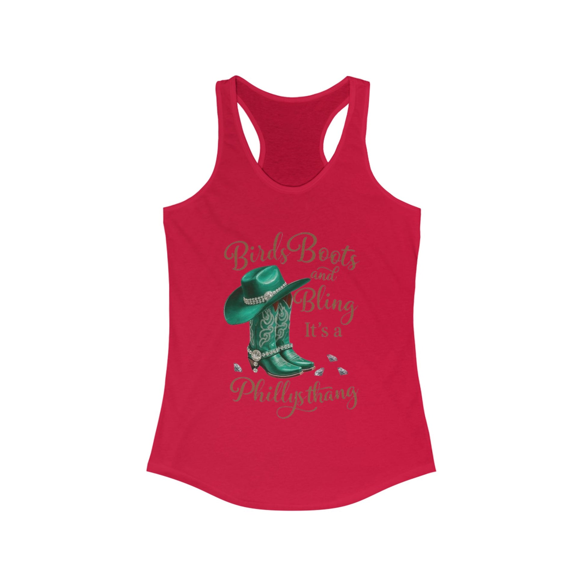 Women Tank Top - Birds Boots