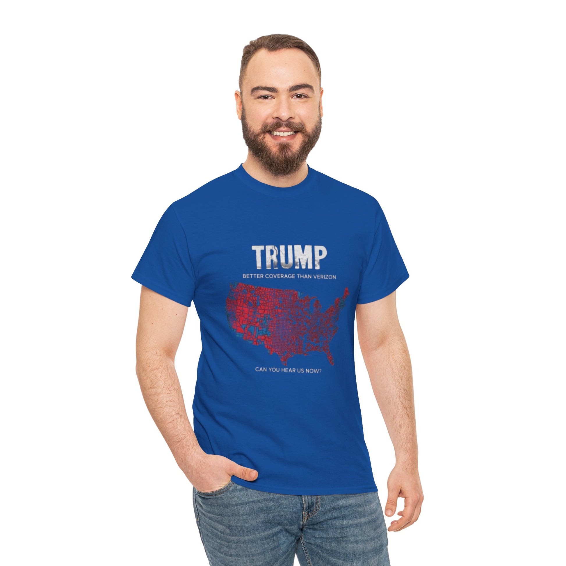 Men T-Shirt - Trump Verizon Coverage