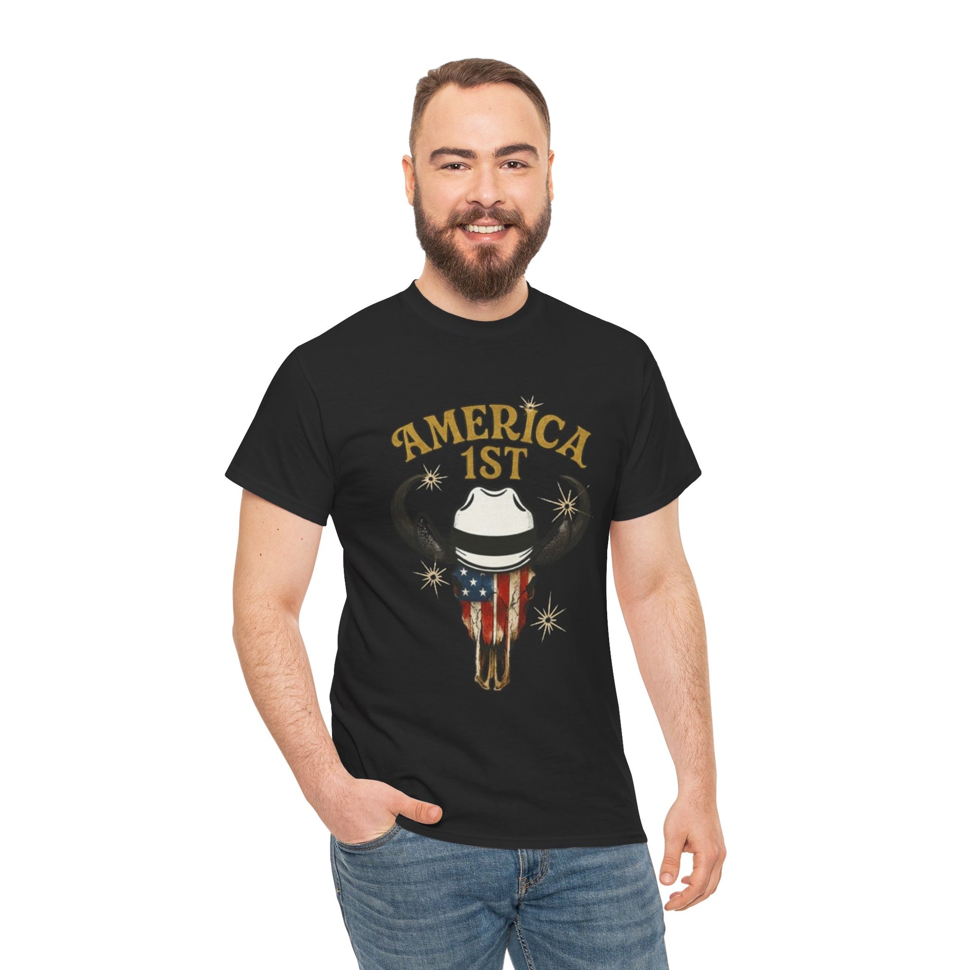 Men T-Shirt - America 1st
