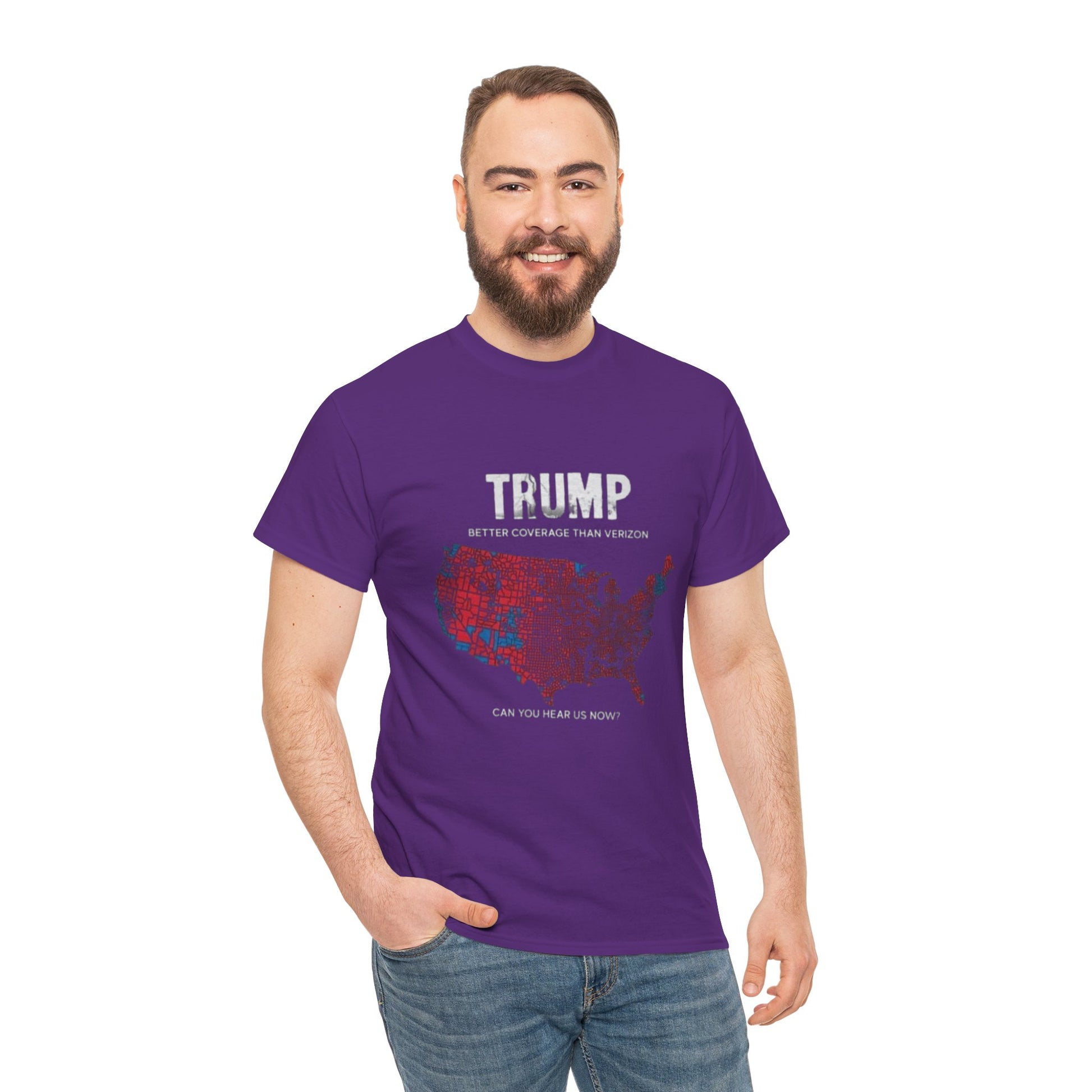Men T-Shirt - Trump Verizon Coverage