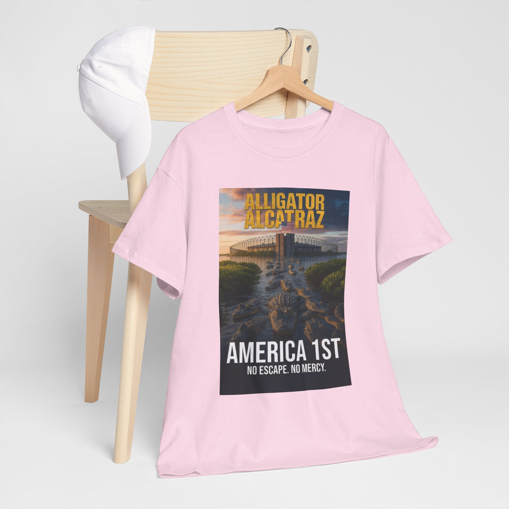 Men T-Shirt - America 1st no escape no mercy