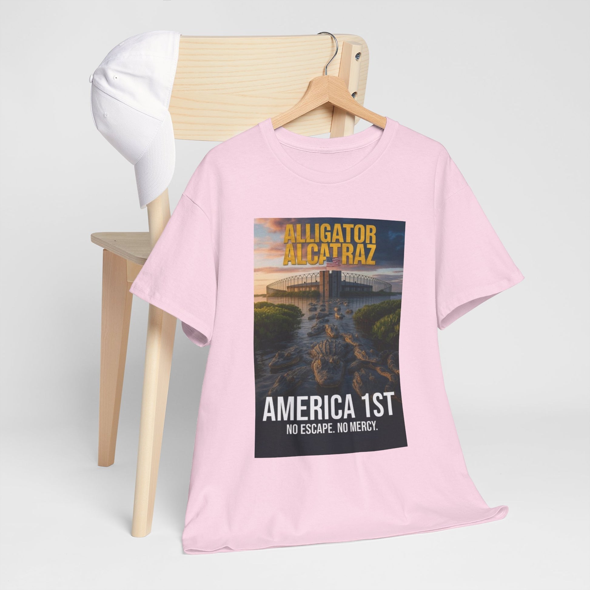 Men T-Shirt - America 1st no escape no mercy