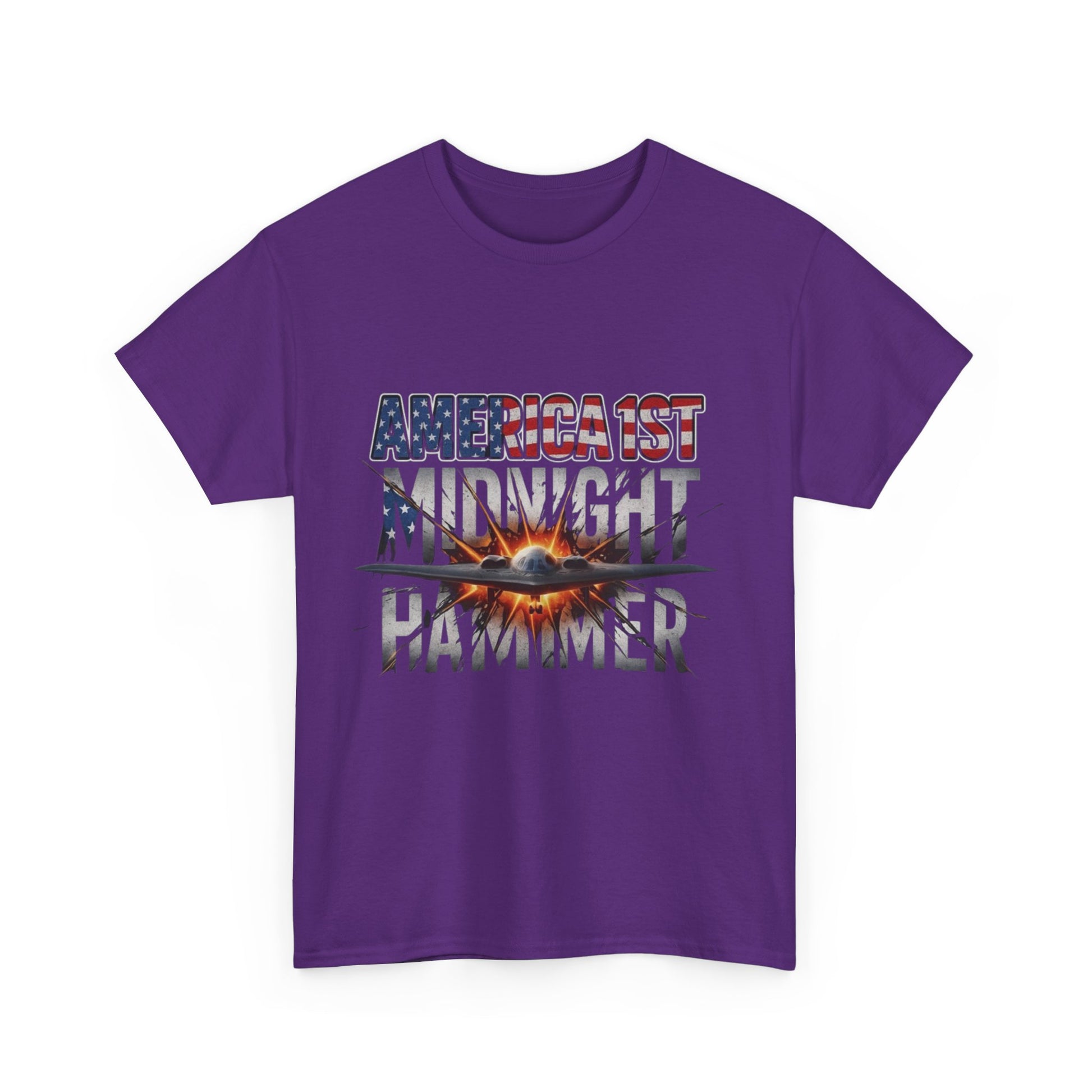Men T-Shirt - America 1st Mindnight Hammer