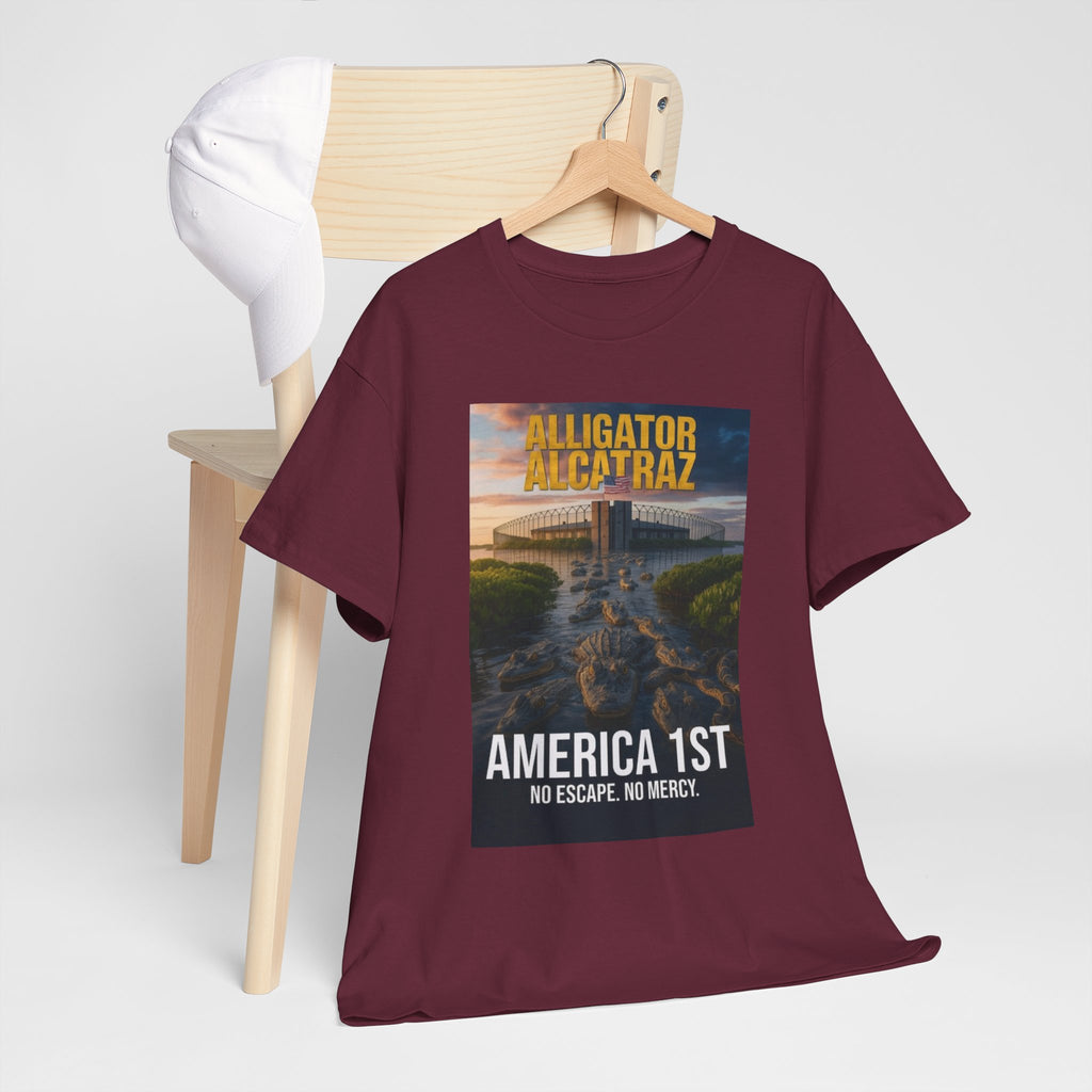 Men T-Shirt - America 1st no escape no mercy