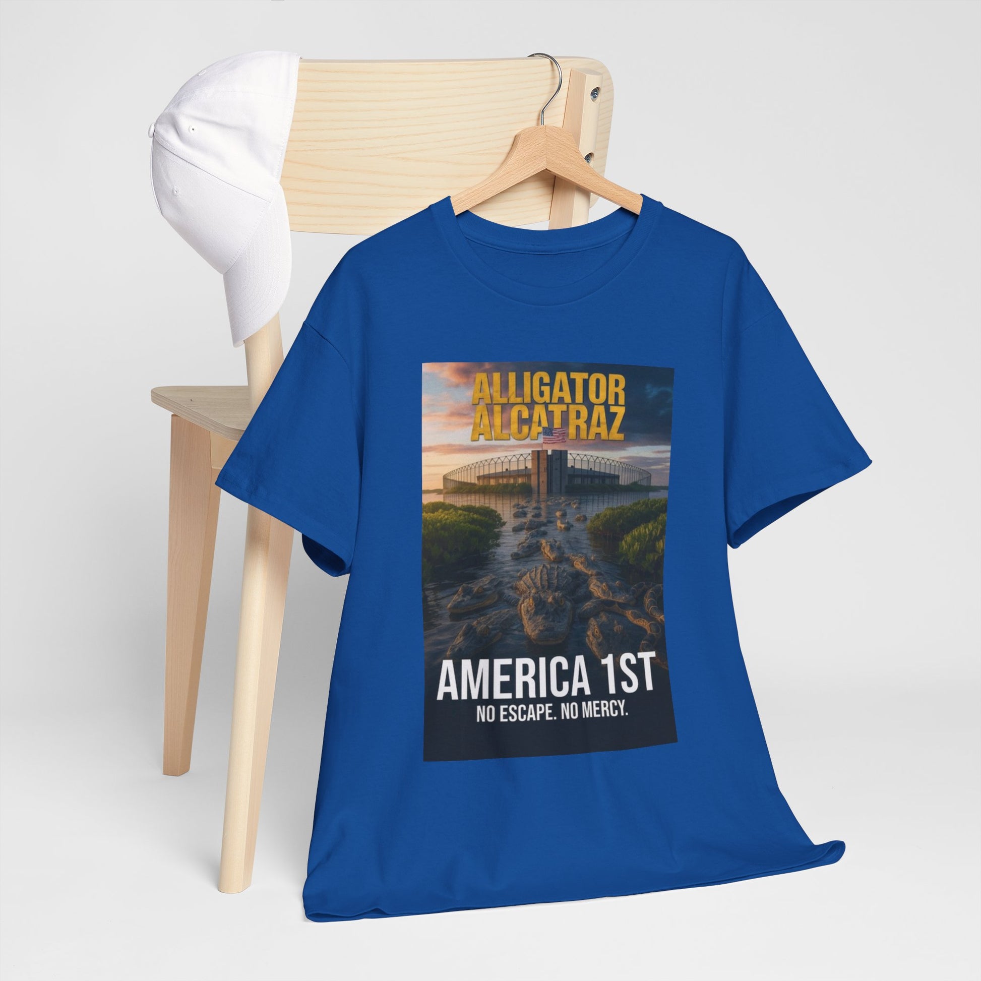 Men T-Shirt - America 1st no escape no mercy