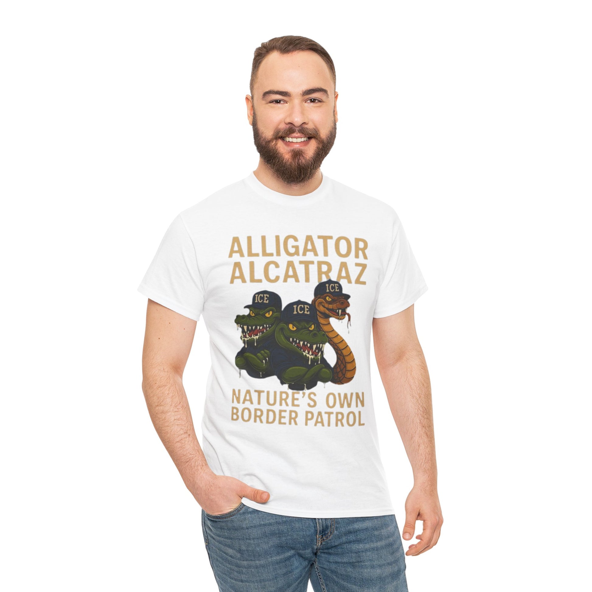 Men T-Shirt - Alligator Alcatraz