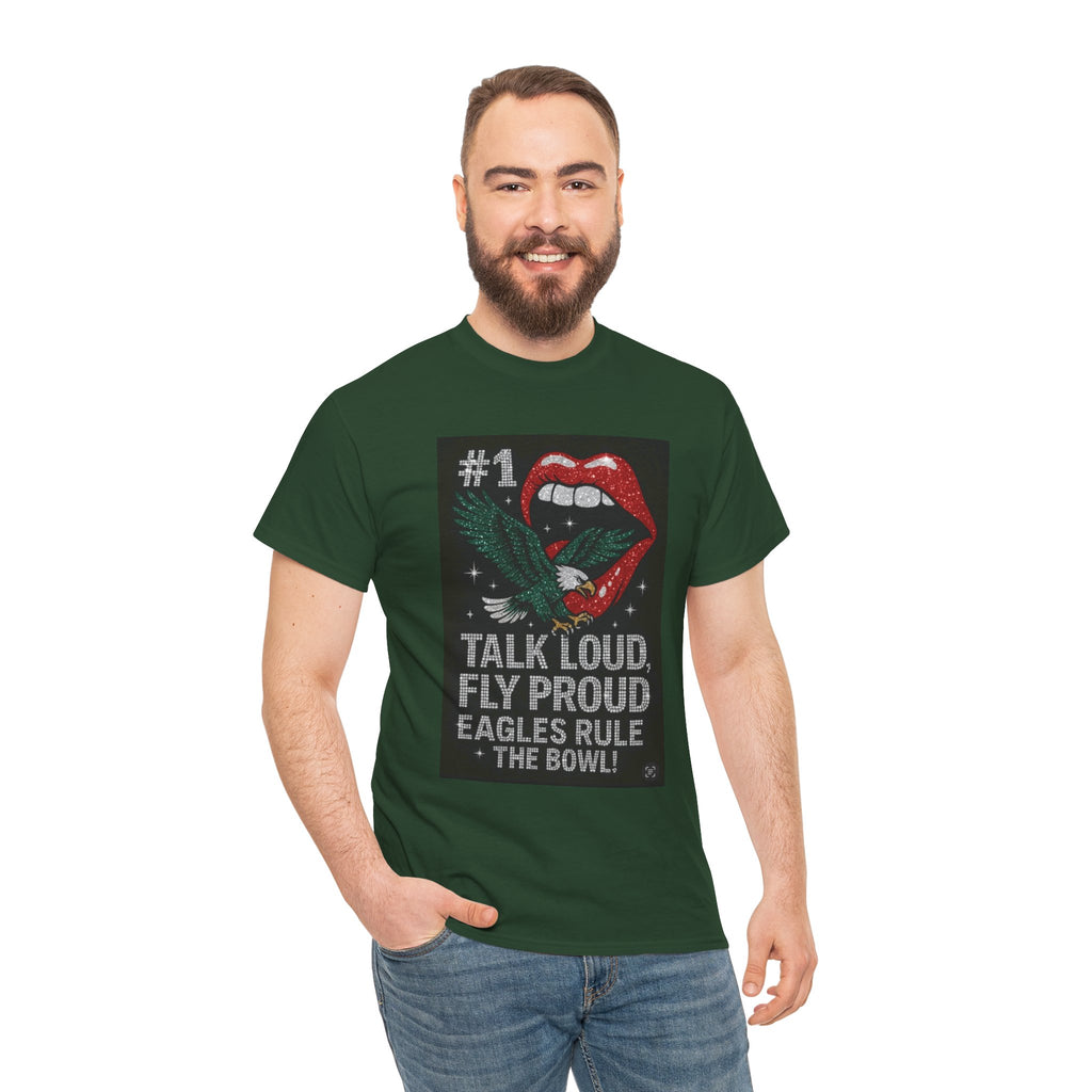 Men T-Shirt - Talk Loud Fly Proud