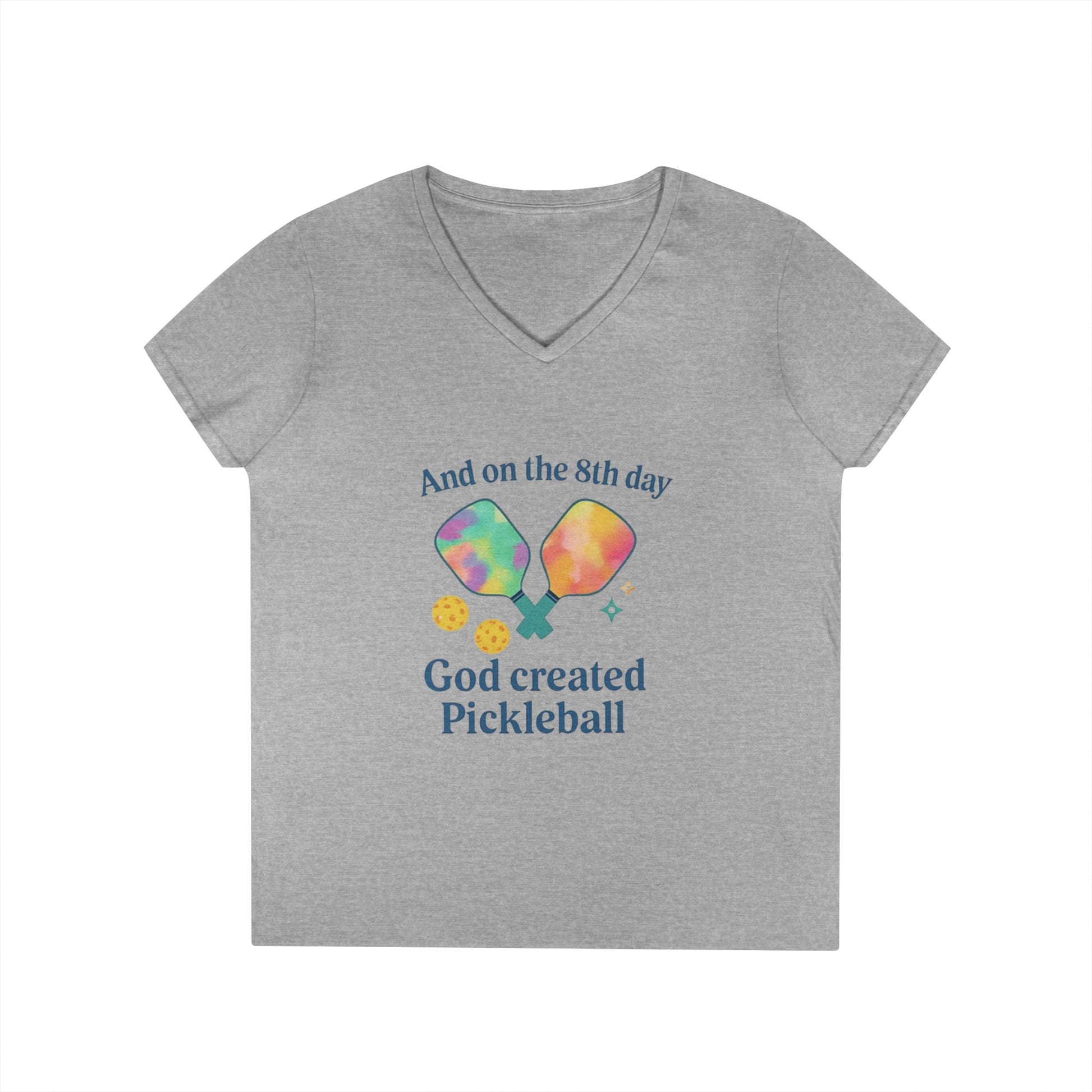 Women V-Neck T-Shirt - On the 8th Day