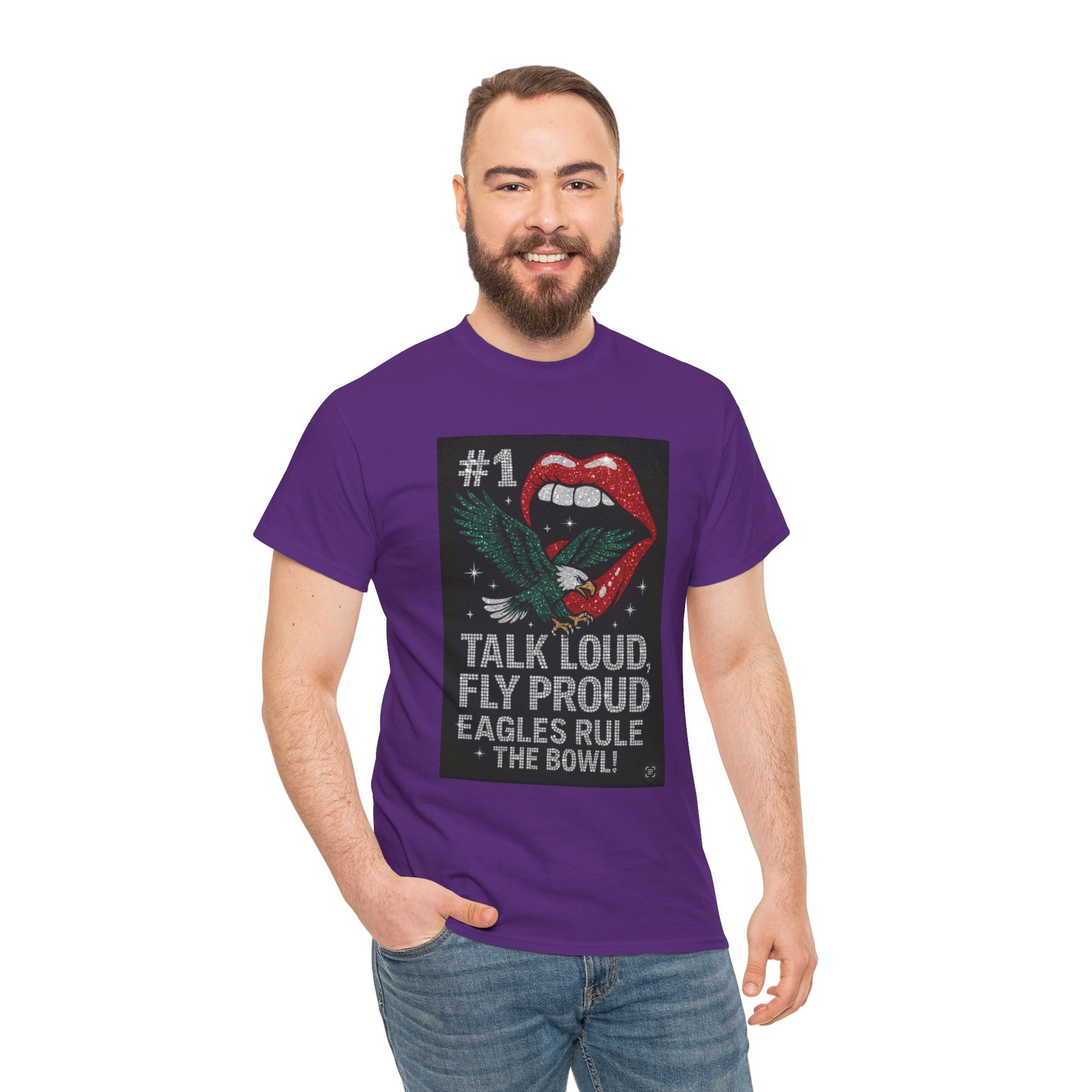 Men T-Shirt - Talk Loud Fly Proud