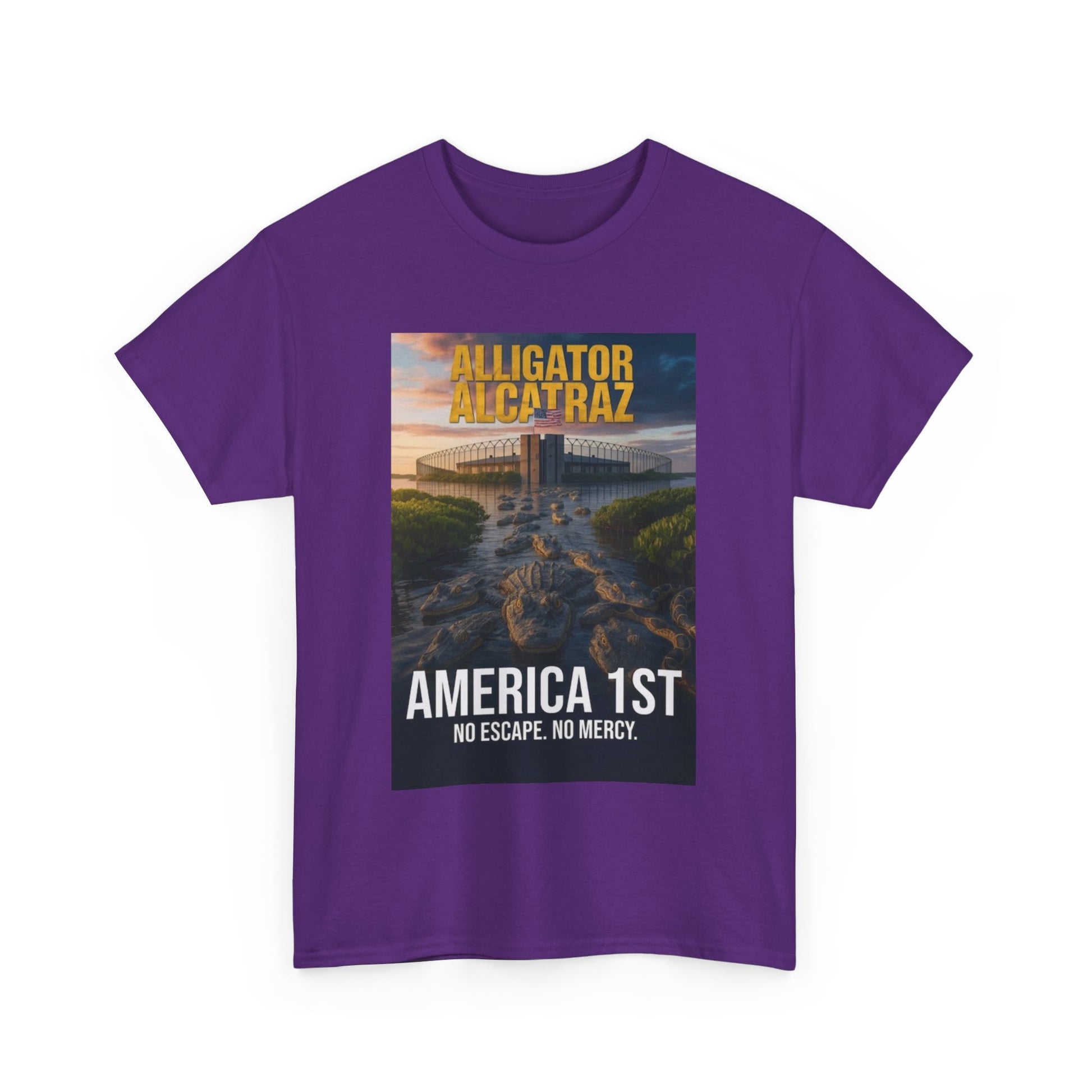 Men T-Shirt - America 1st no escape no mercy