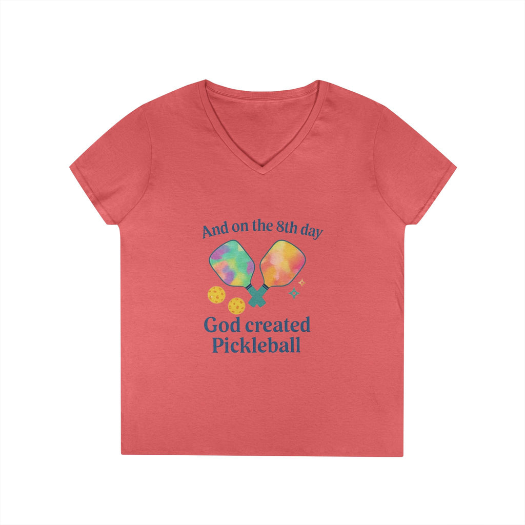 Women V-Neck T-Shirt - On the 8th Day