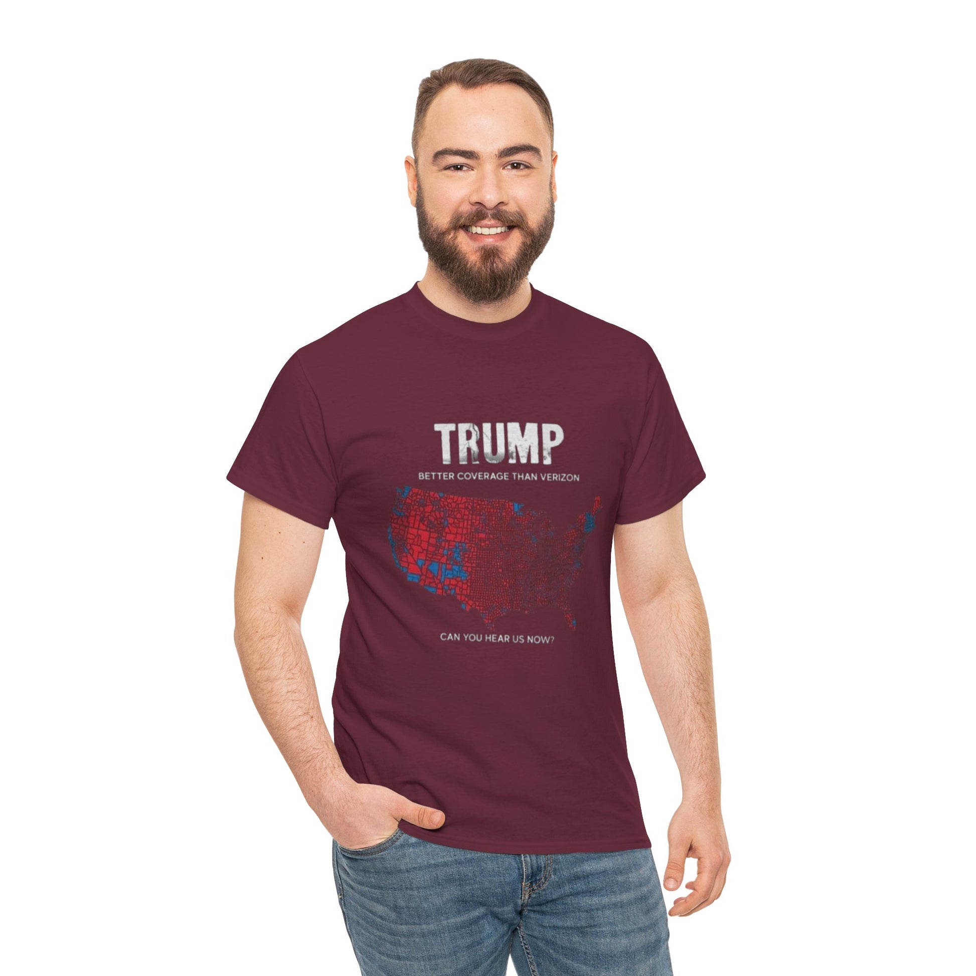 Men T-Shirt - Trump Verizon Coverage