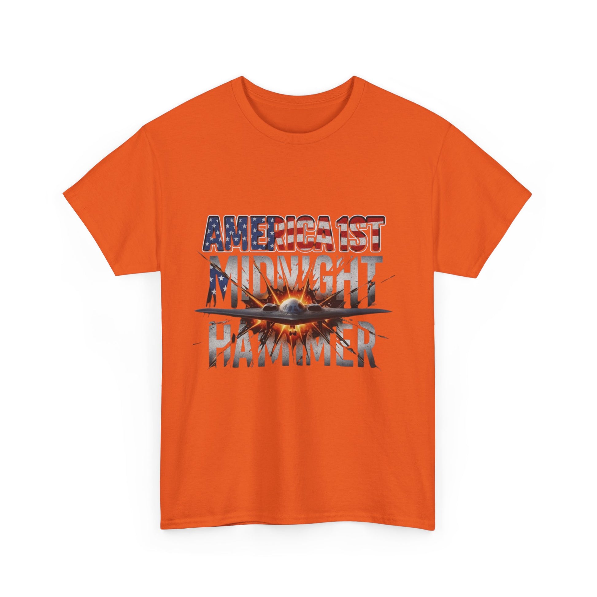 Men T-Shirt - America 1st Mindnight Hammer