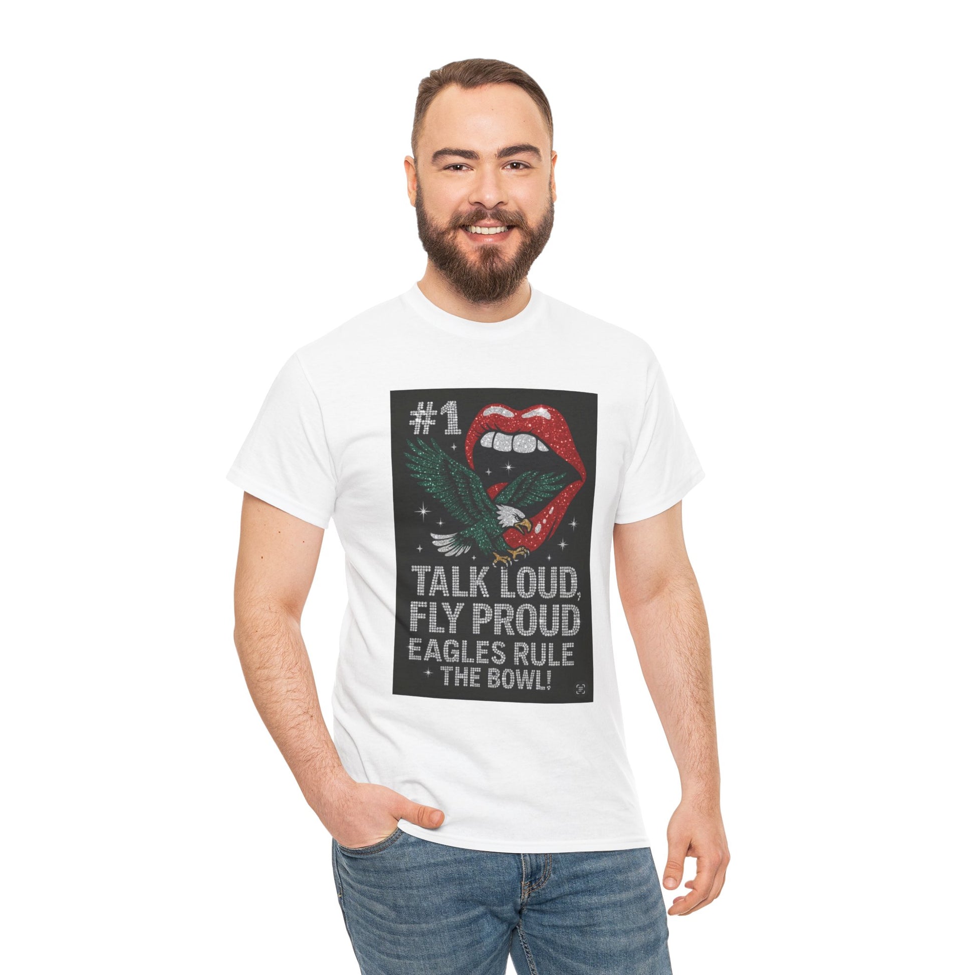 Men T-Shirt - Talk Loud Fly Proud