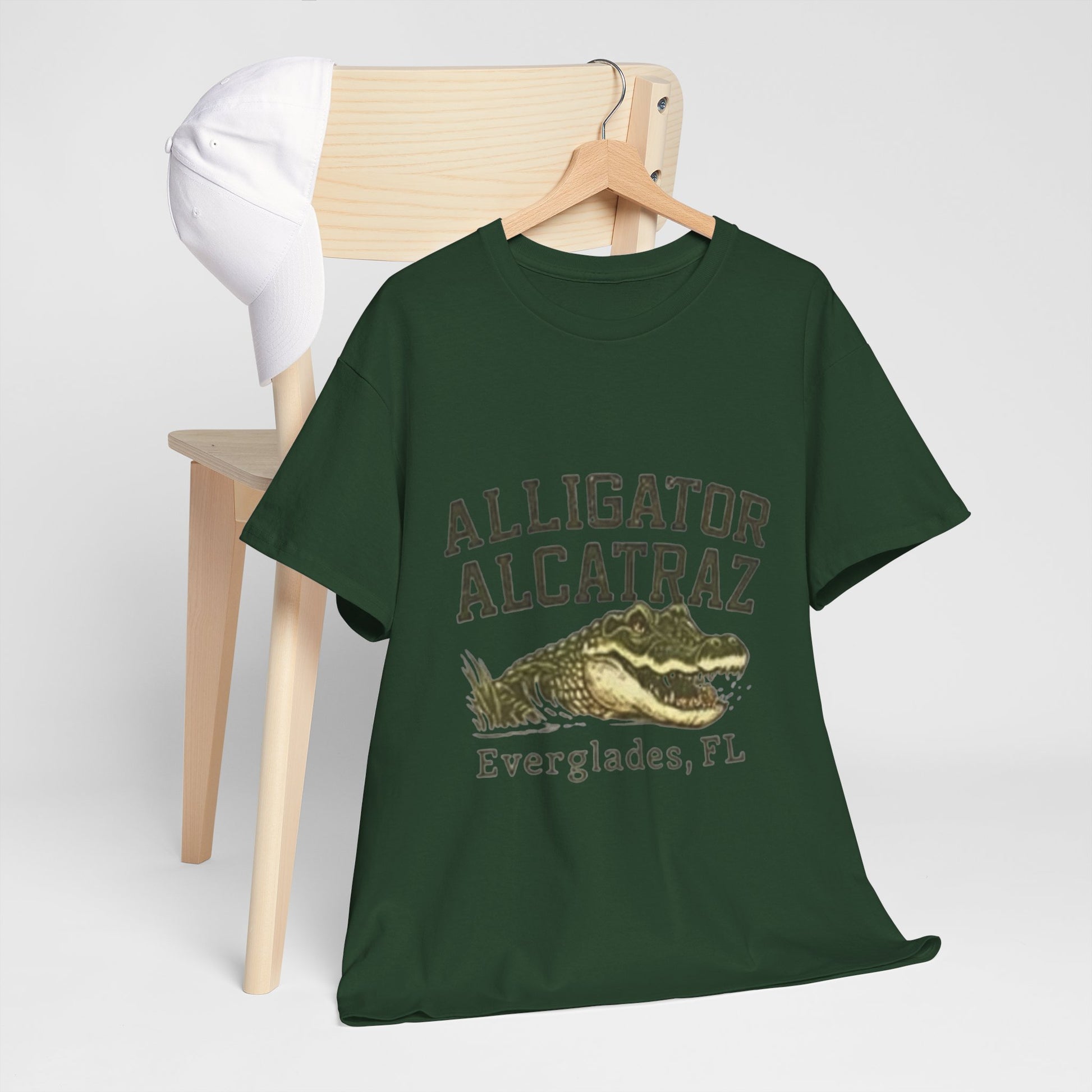 Men T-Shirt - Alligator Everglades FL